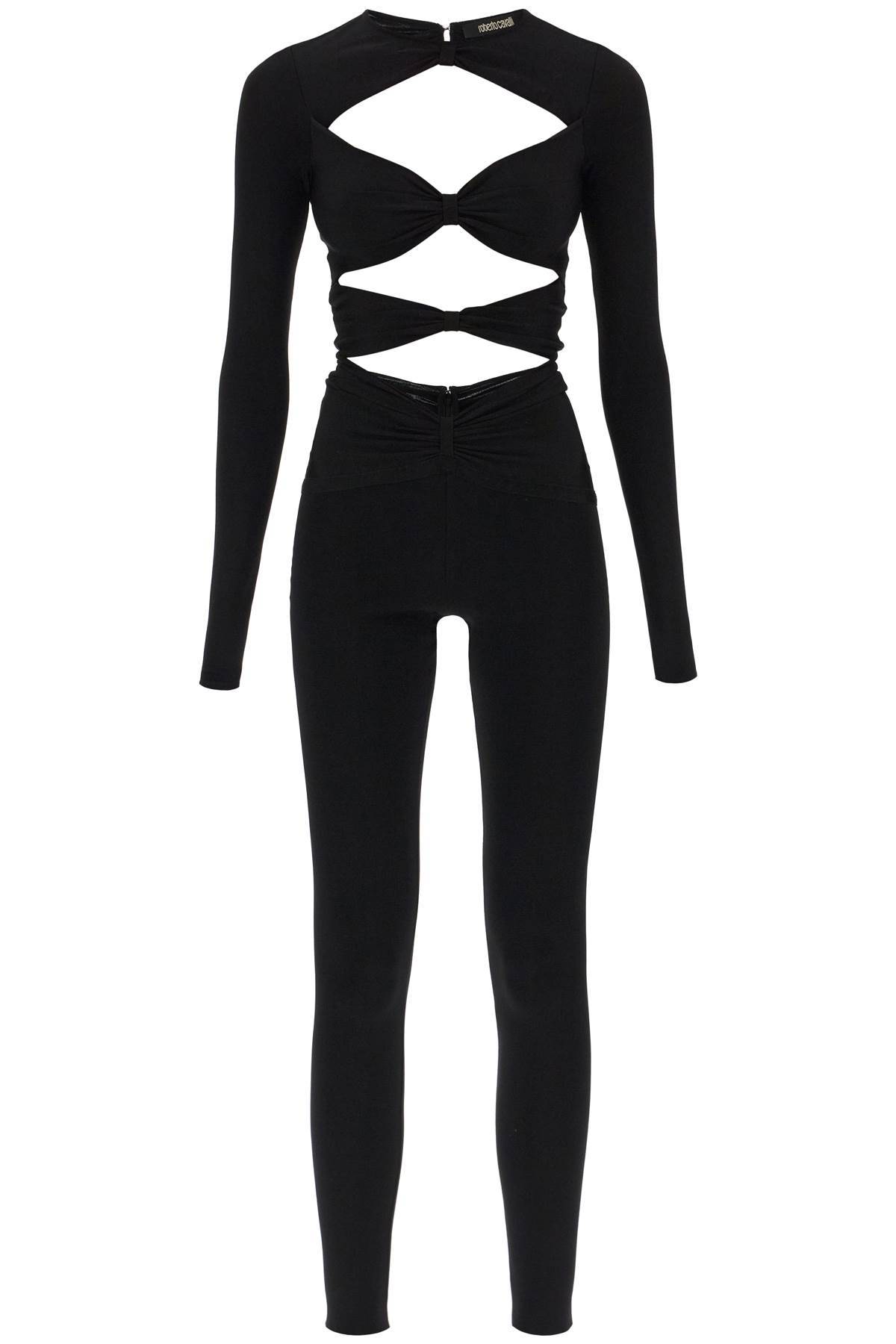Roberto Cavalli ROBERTO CAVALLI long-sleeved jumpsuit with cut-outs