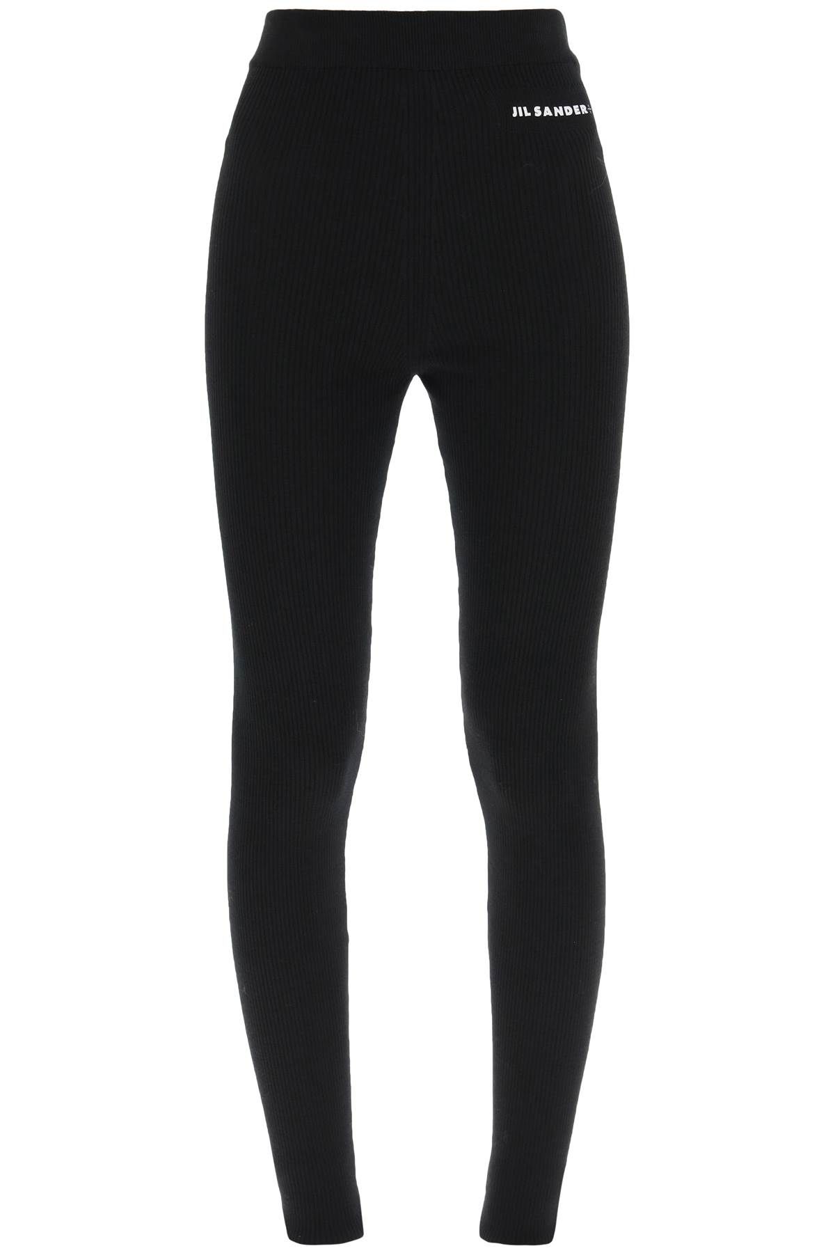 Jil Sander JIL SANDER rib knit leggings