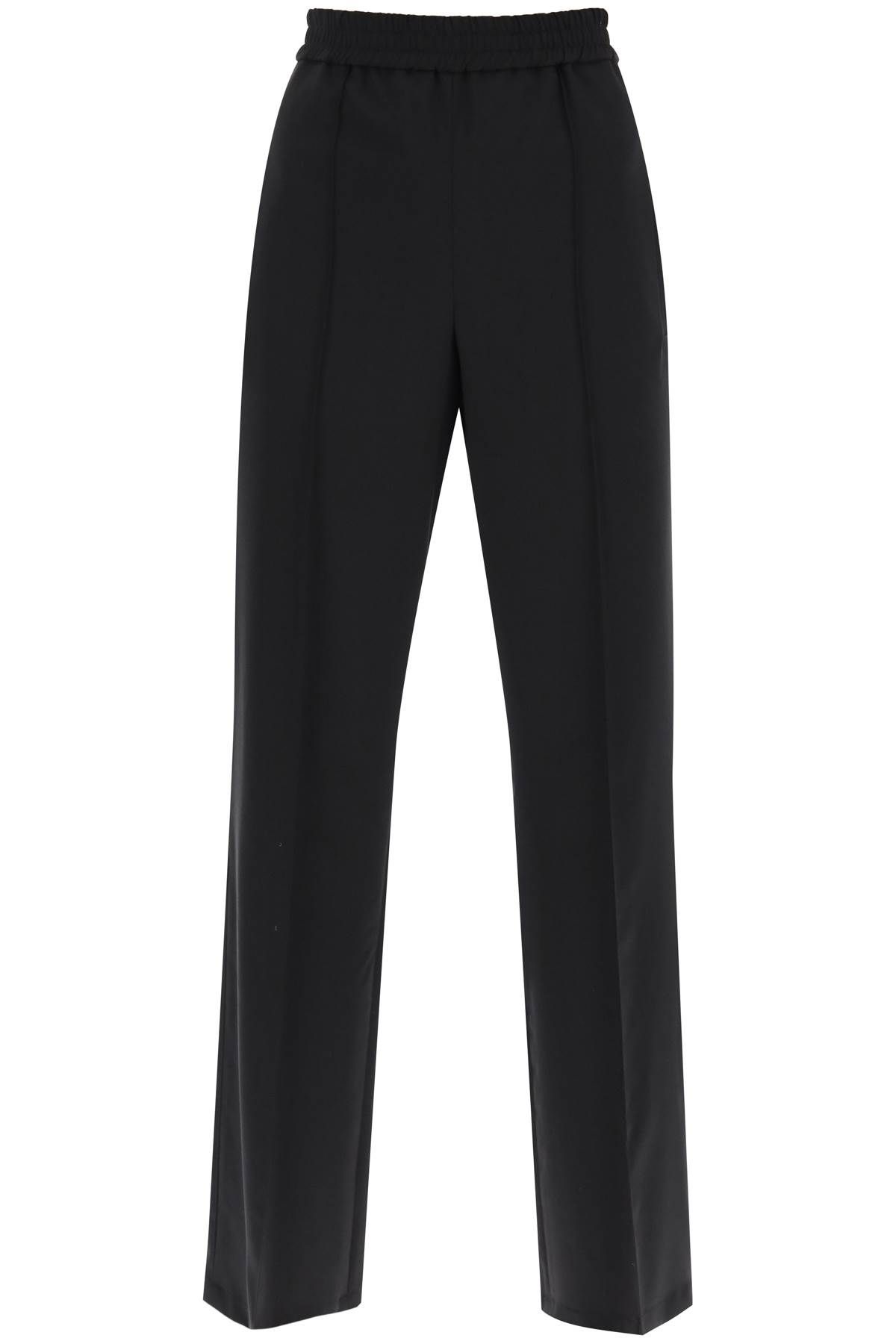 Loewe LOEWE wide leg pants in grain de poudre