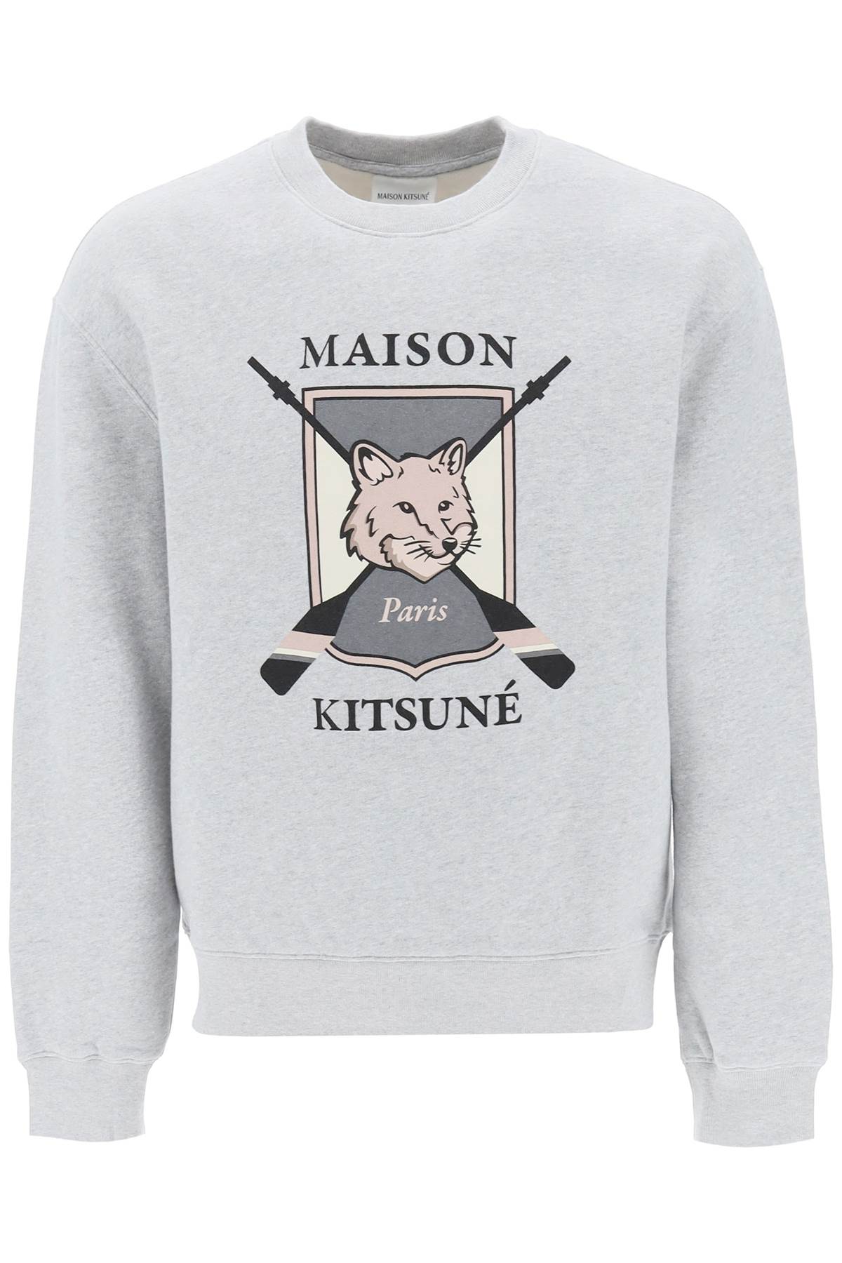 Maison Kitsuné MAISON KITSUNE college fox print sweatshirt