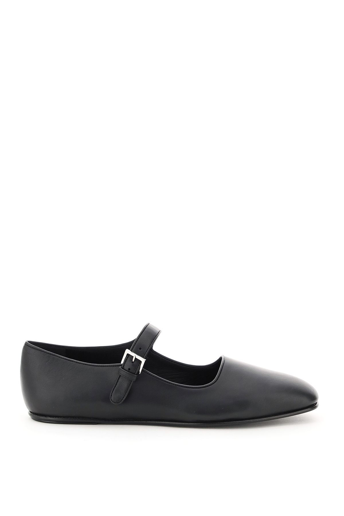 The Row THE ROW ava nappa leather mary jane flats