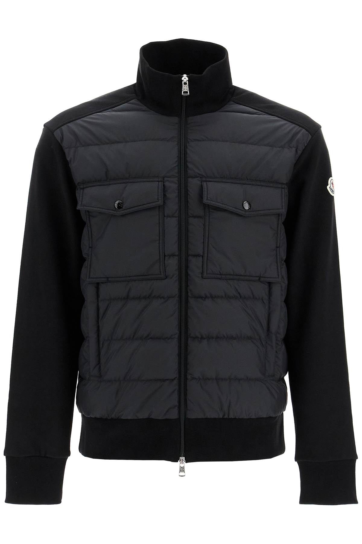 Moncler MONCLER hybrid zip-up sweatshirt