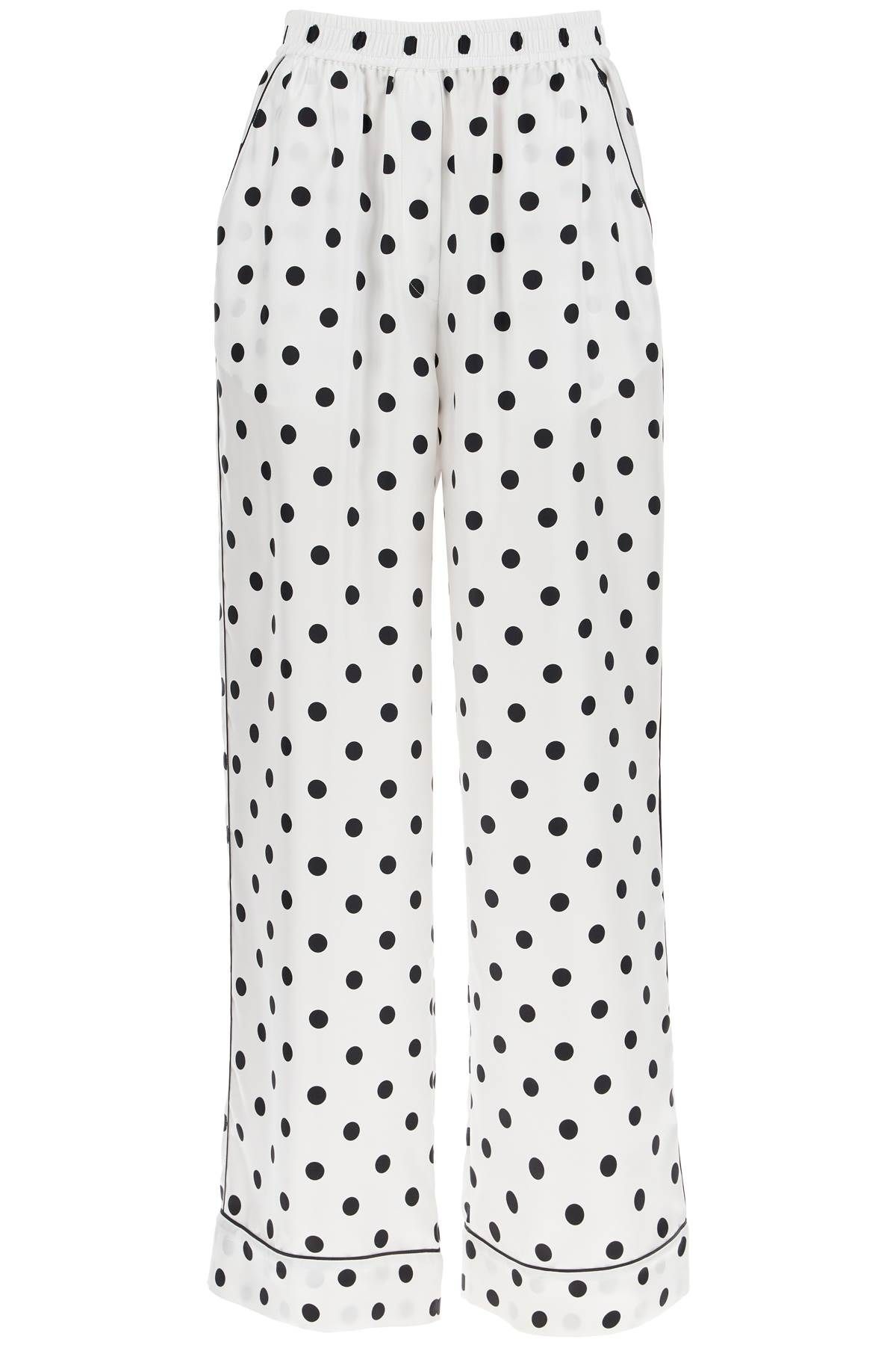 Dolce & Gabbana DOLCE & GABBANA silk polka dot print pajama