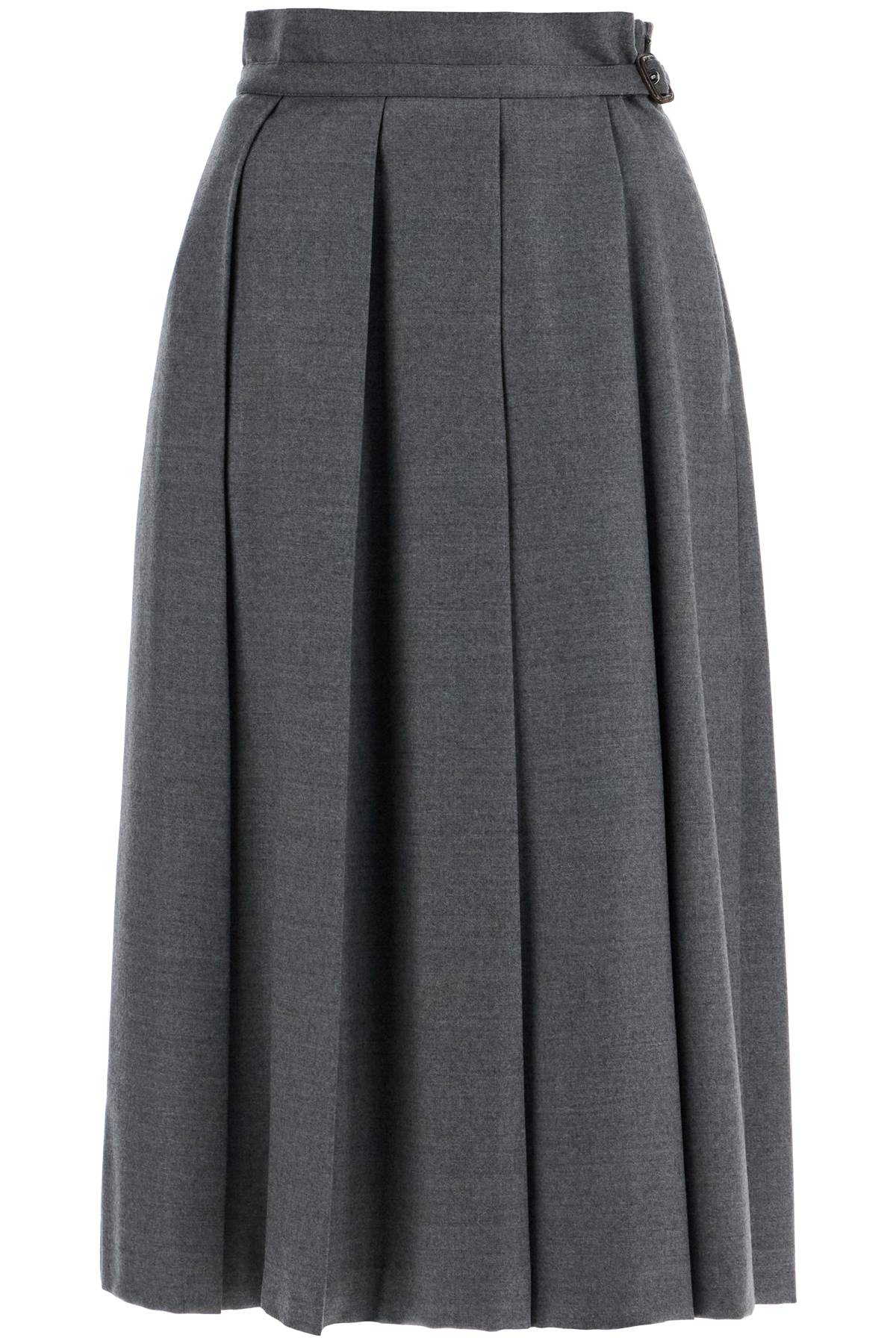 Weekend Max Mara WEEKEND MAX MARA flannel pleated skirt with eight