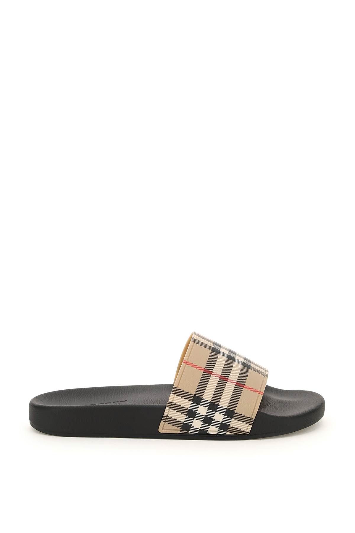 Burberry BURBERRY tartan slides