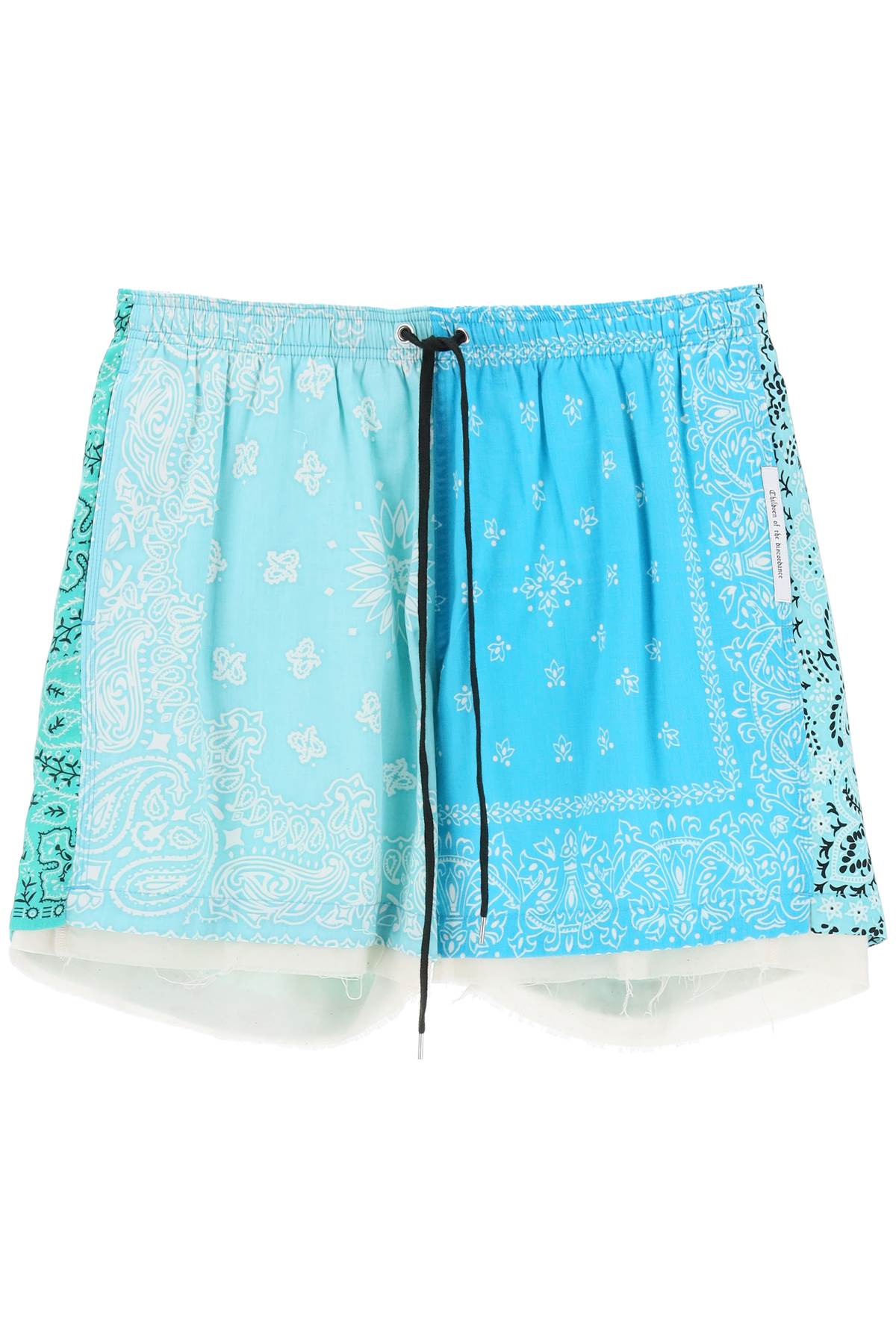 Children Of The Discordance CHILDREN OF THE DISCORDANCE bandana patchwork shorts