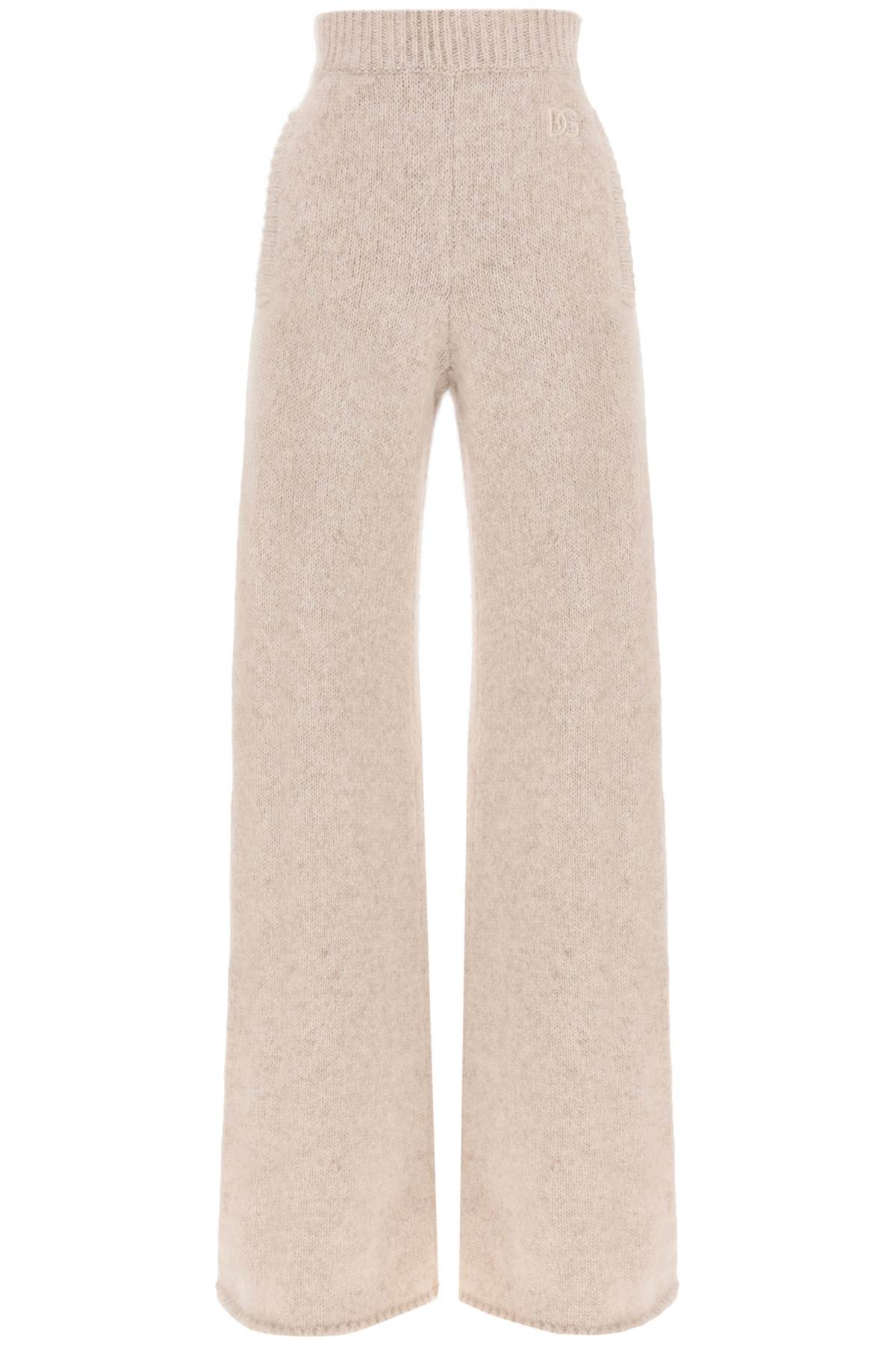 Dolce & Gabbana DOLCE & GABBANA llama knit flared pants