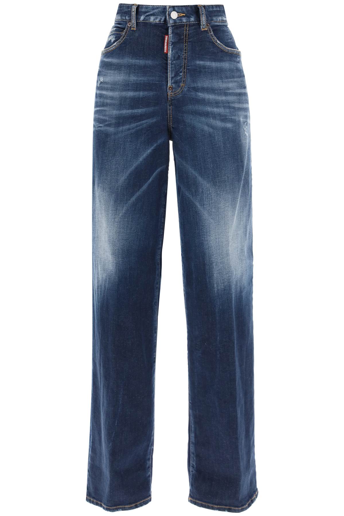 Dsquared2 DSQUARED2 dark everyday wash traveller jeans