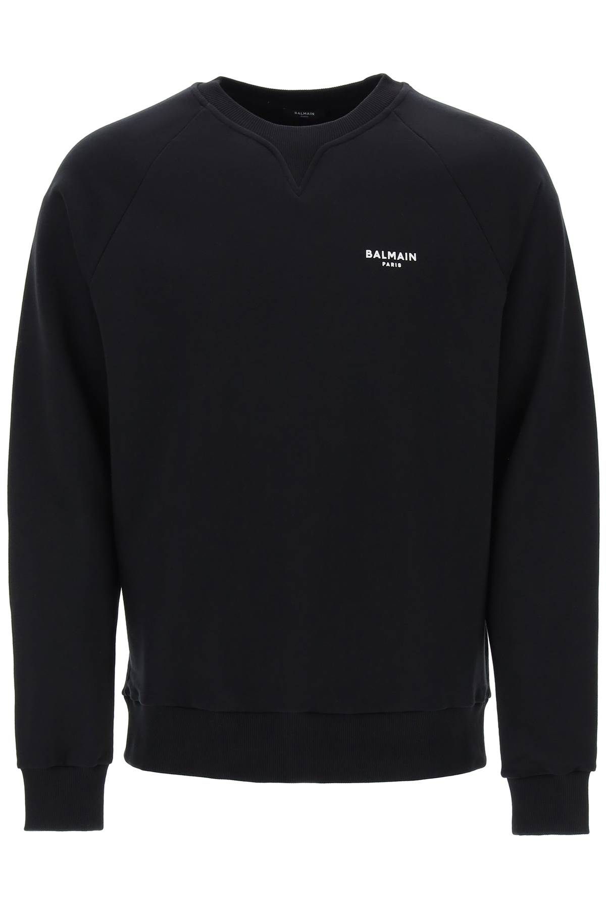 Balmain BALMAIN crew-neck sweatshirt with flocked logo