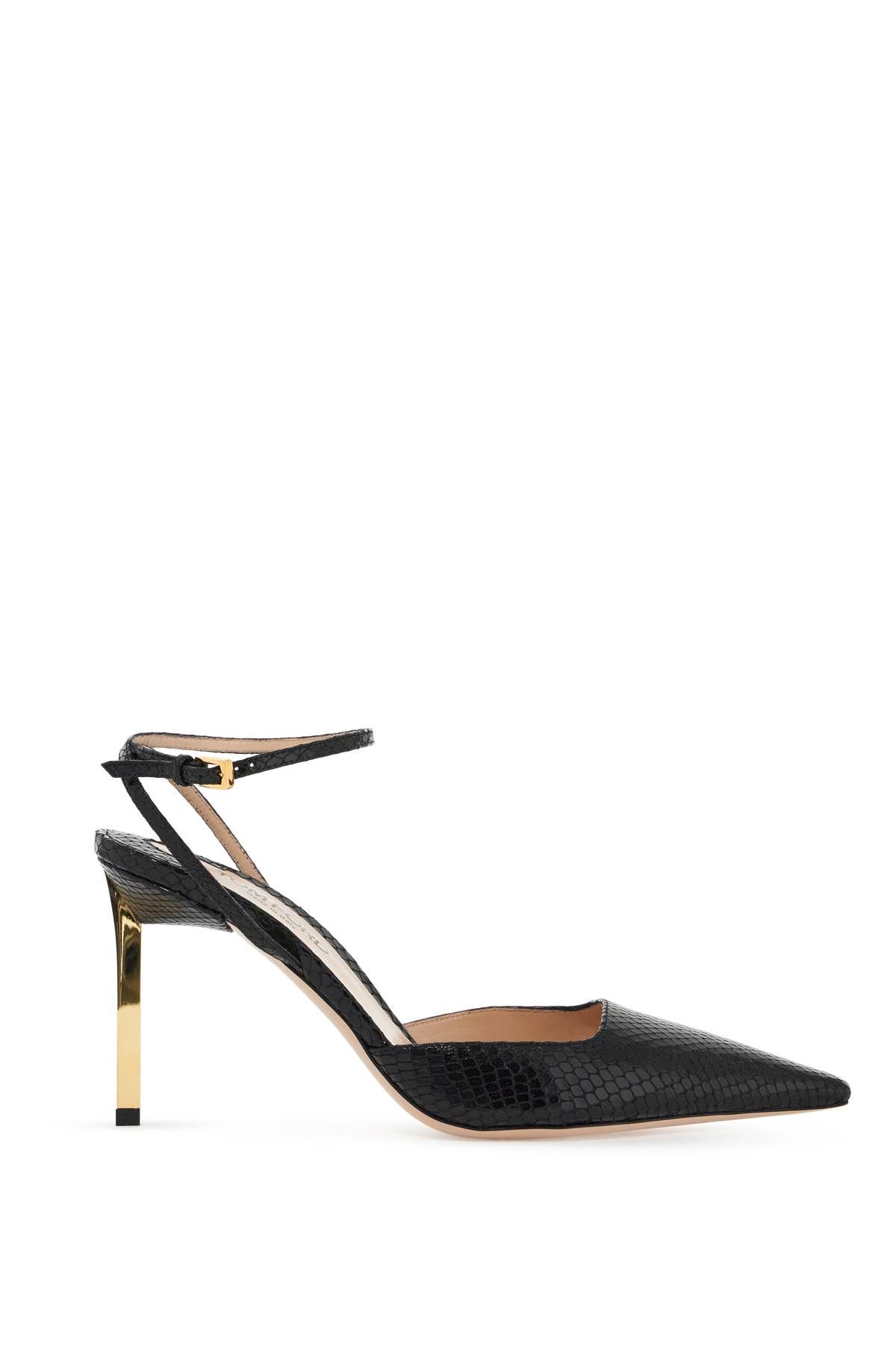 Tom Ford TOM FORD cocco print slingback décol