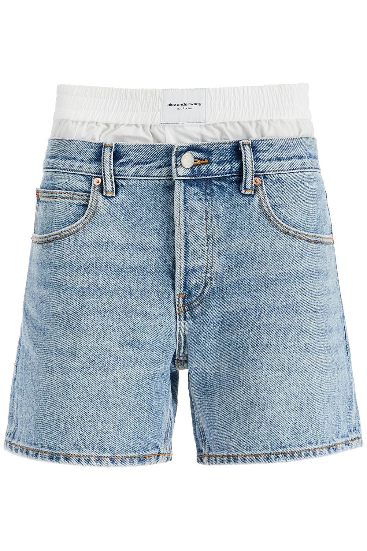 Alexander Wang ALEXANDER WANG denim shorts with boxer insert for added