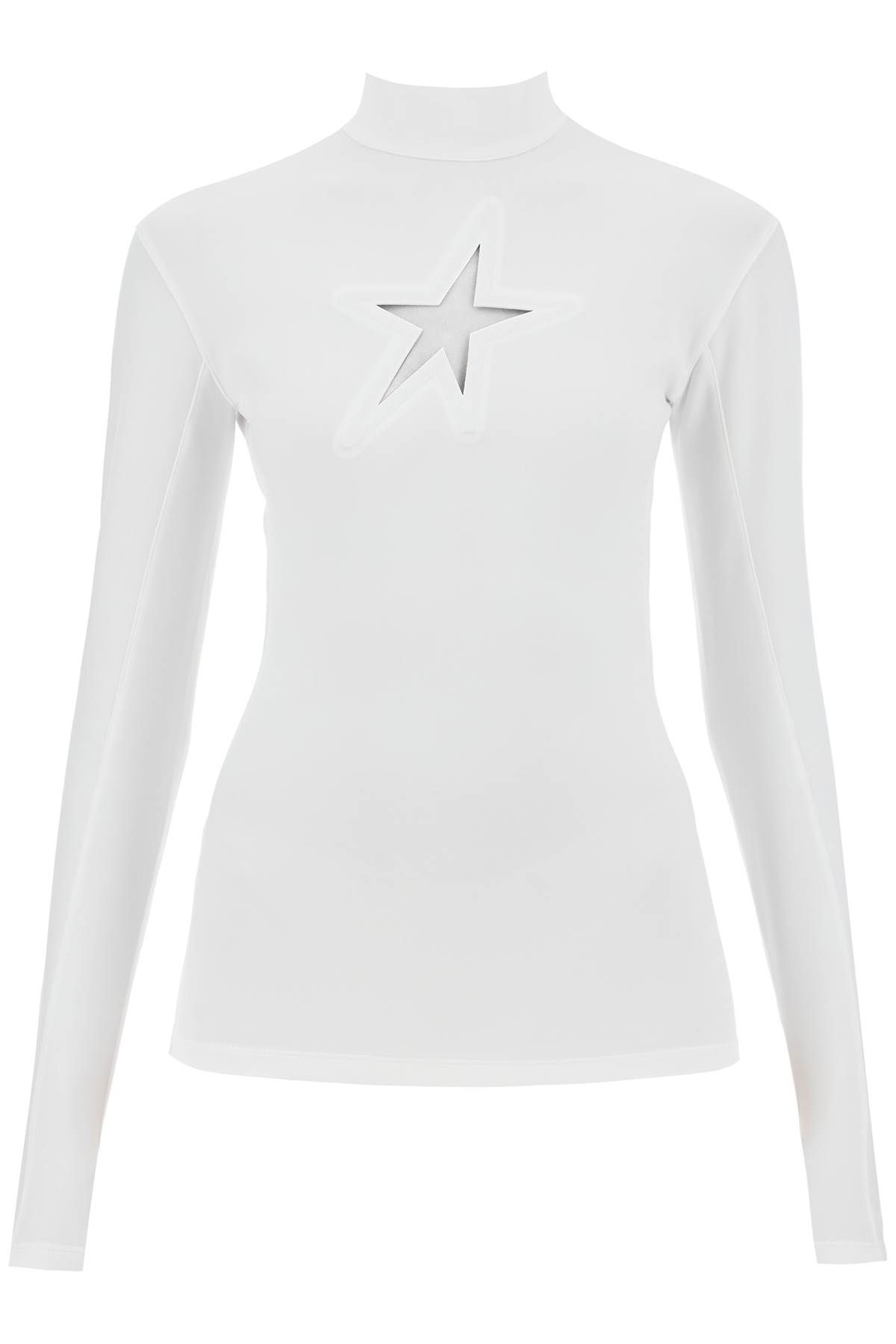 Mugler MUGLER long-sleeved star top for