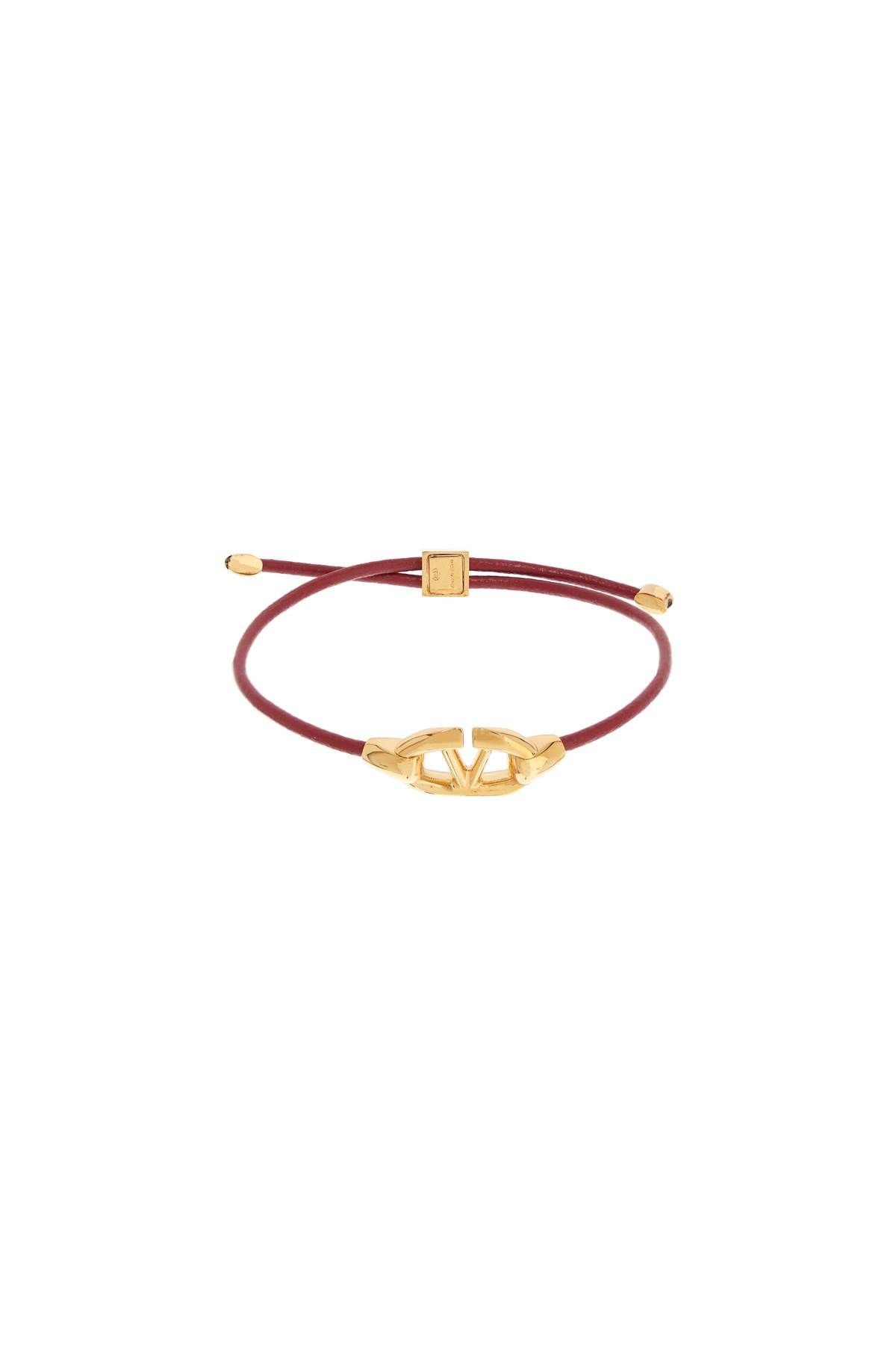 VALENTINO GARAVANI VALENTINO GARAVANI leather vlogo bracelet 'the bold