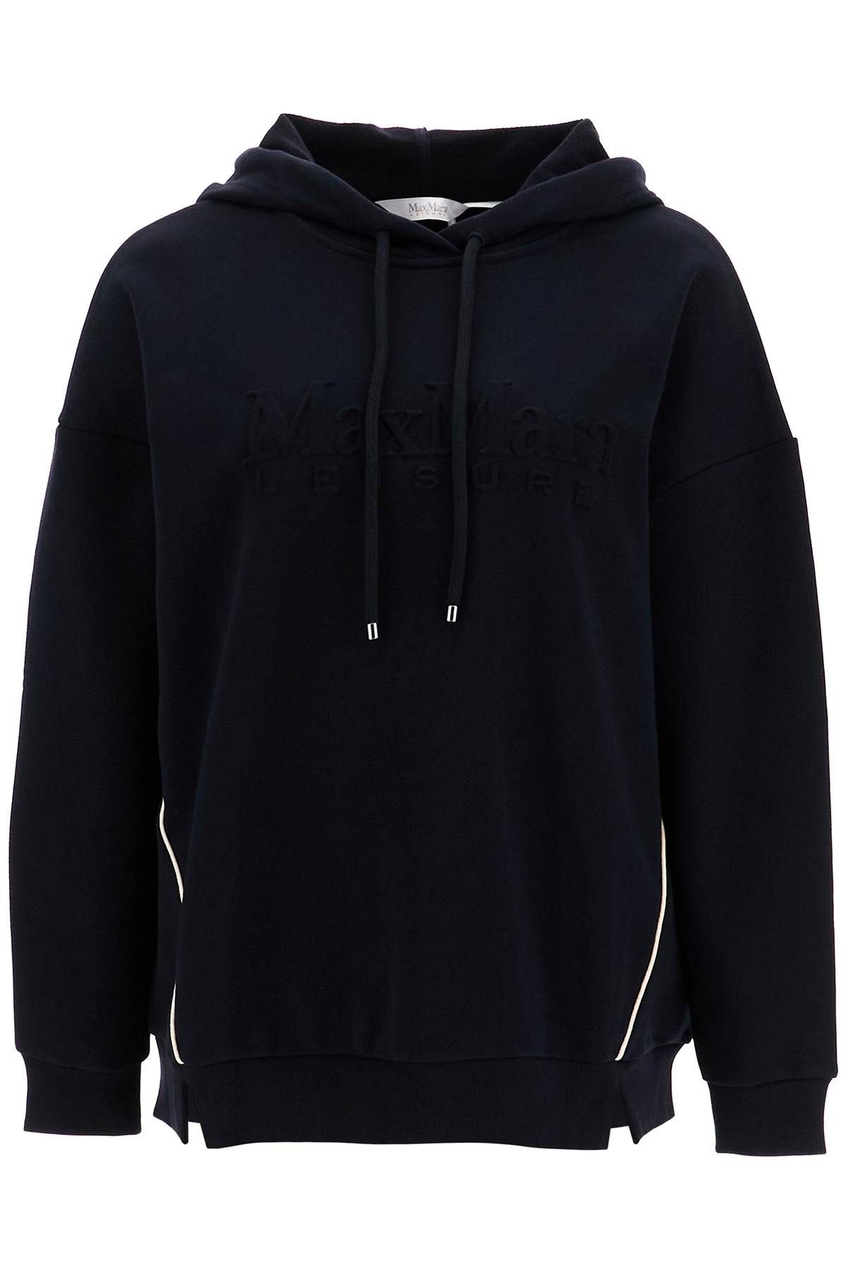 Max Mara Leisure MAX MARA LEISURE hooded sweatshirt with piping