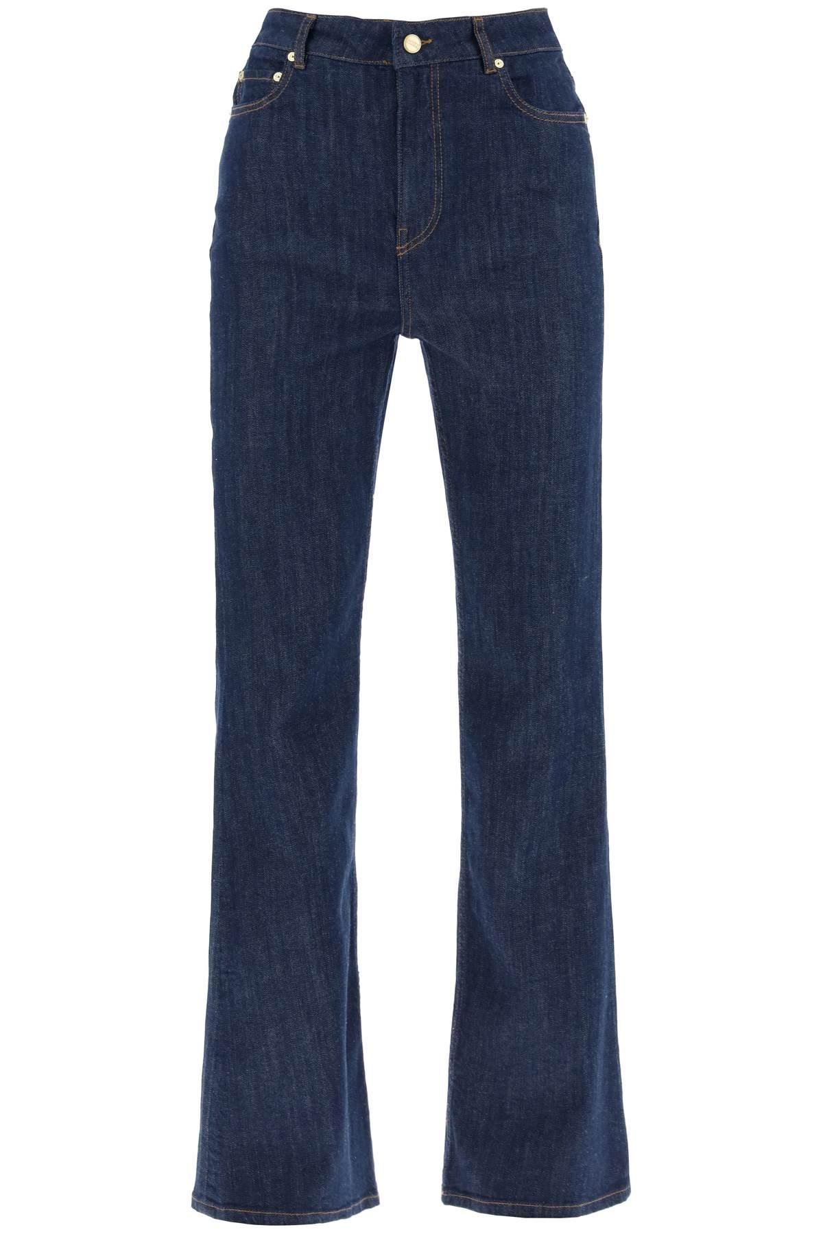 Ganni GANNI high-waisted flared jeans