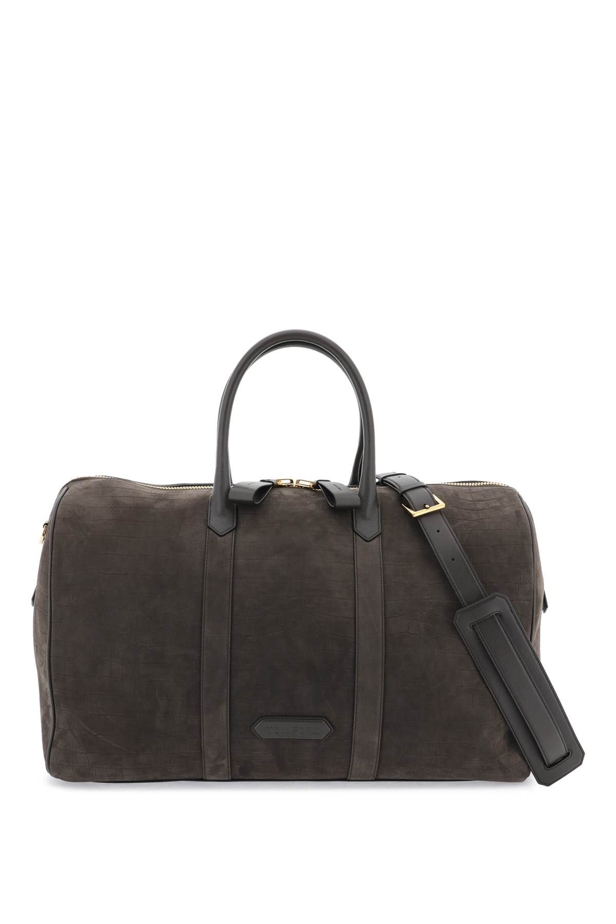 Tom Ford TOM FORD suede duffle bag