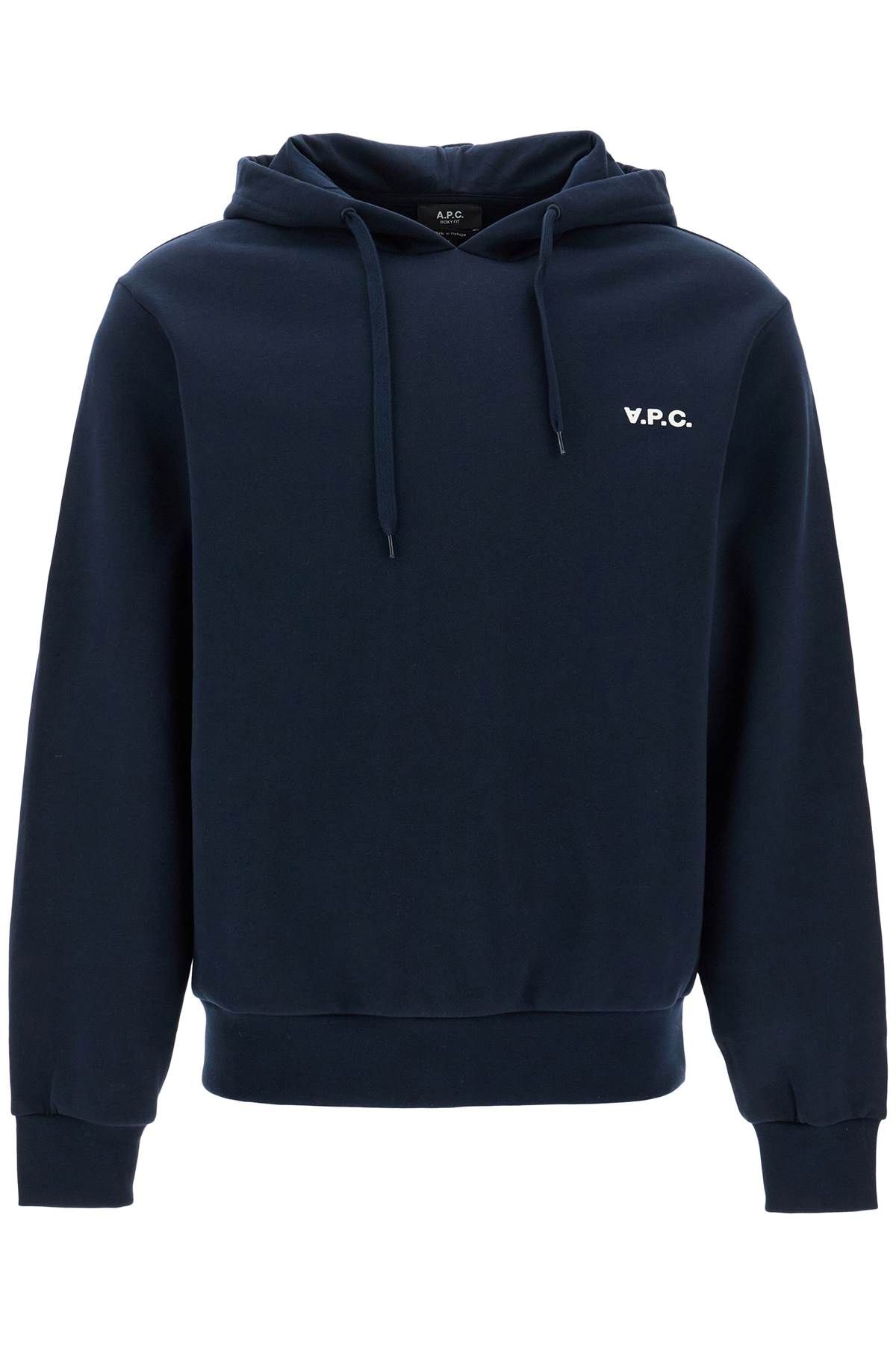 A.P.C. A. P.C. hooded sweatshirt with flocked