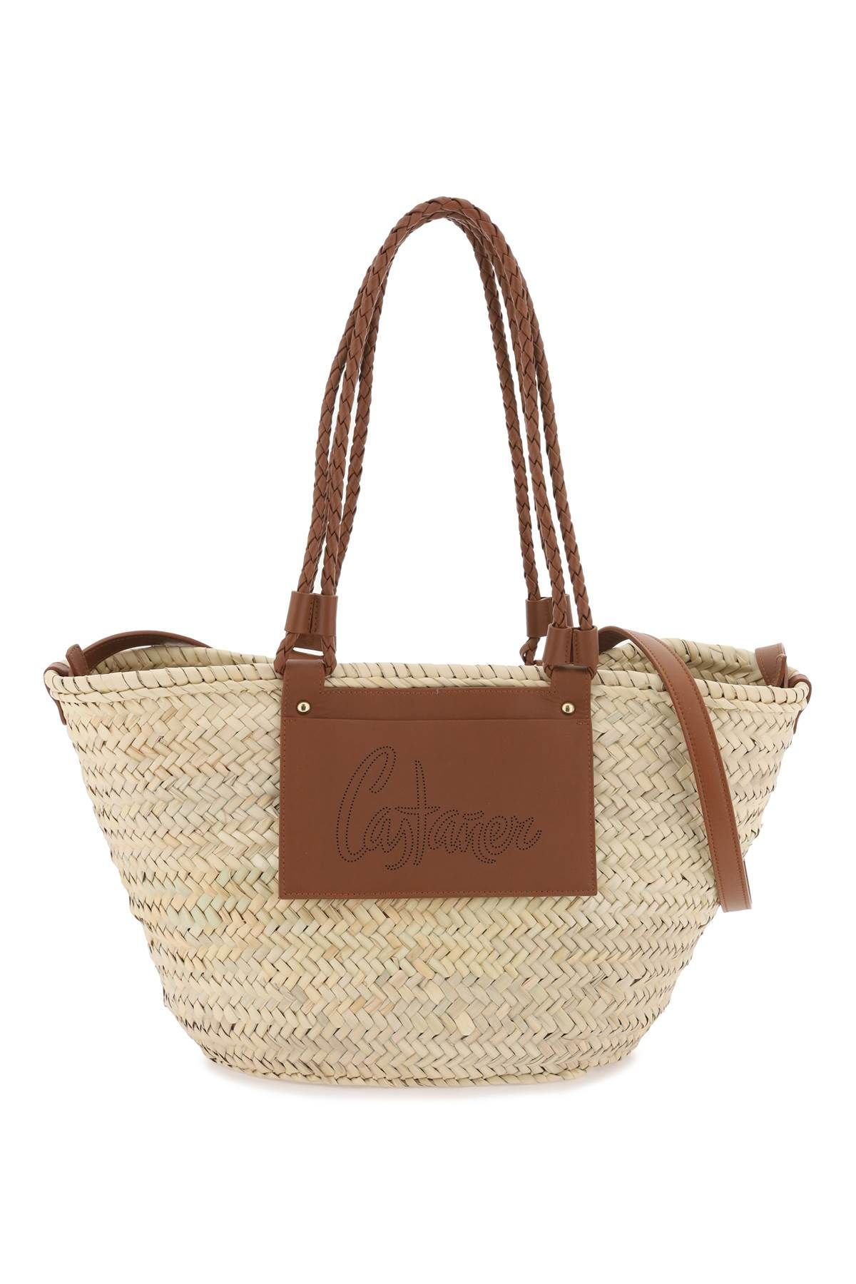 Castañer CASTANER large woven raffia basket bag