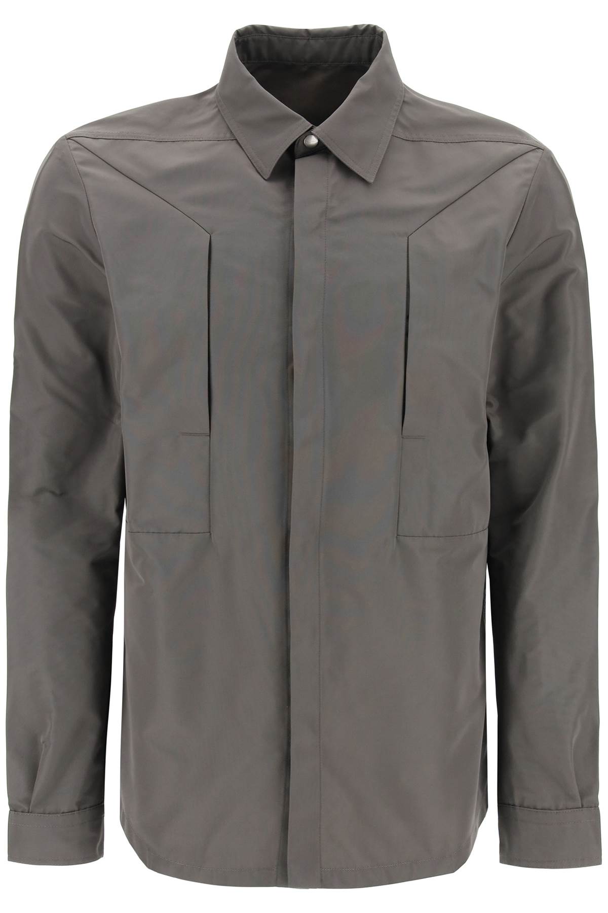 Rick Owens RICK OWENS faille overshirt with fog pockets