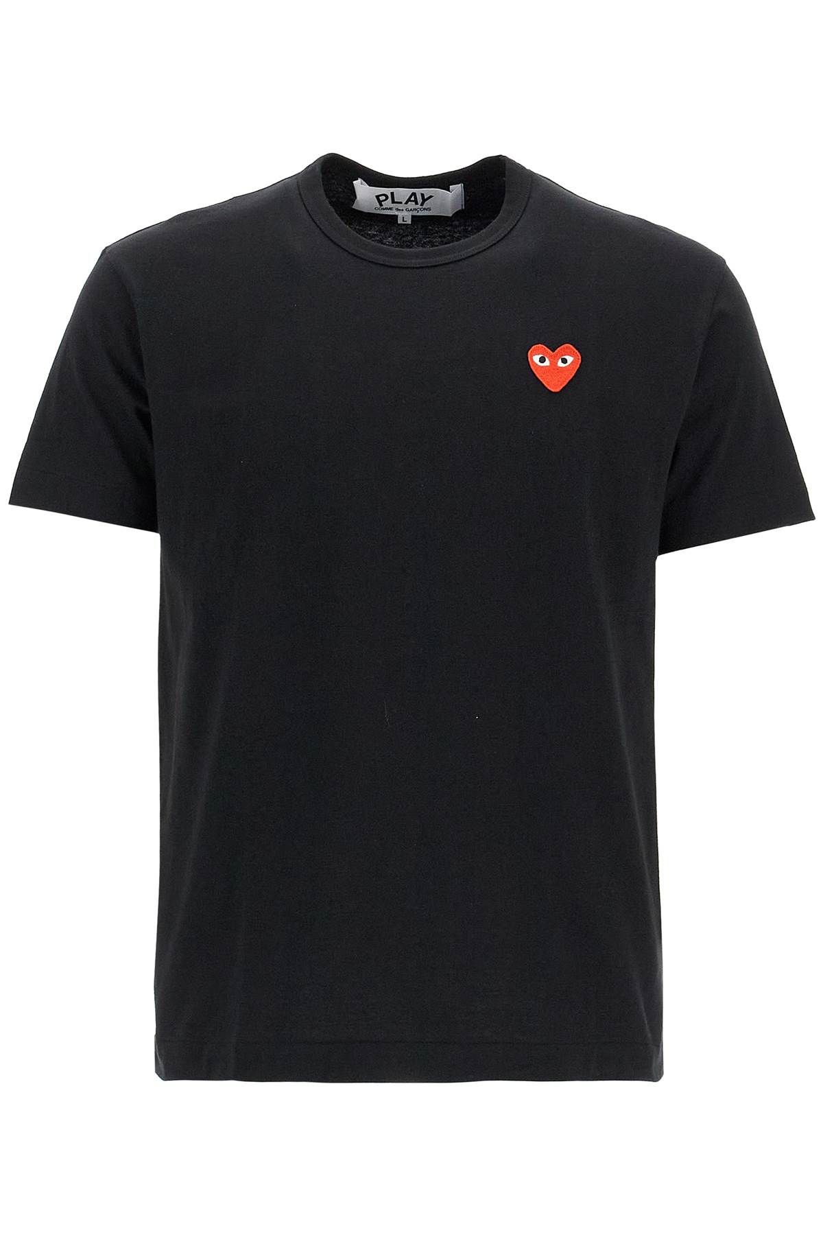 Comme Des Garçons Play COMME DES GARCONS PLAY unisex heart patch t-shirt with