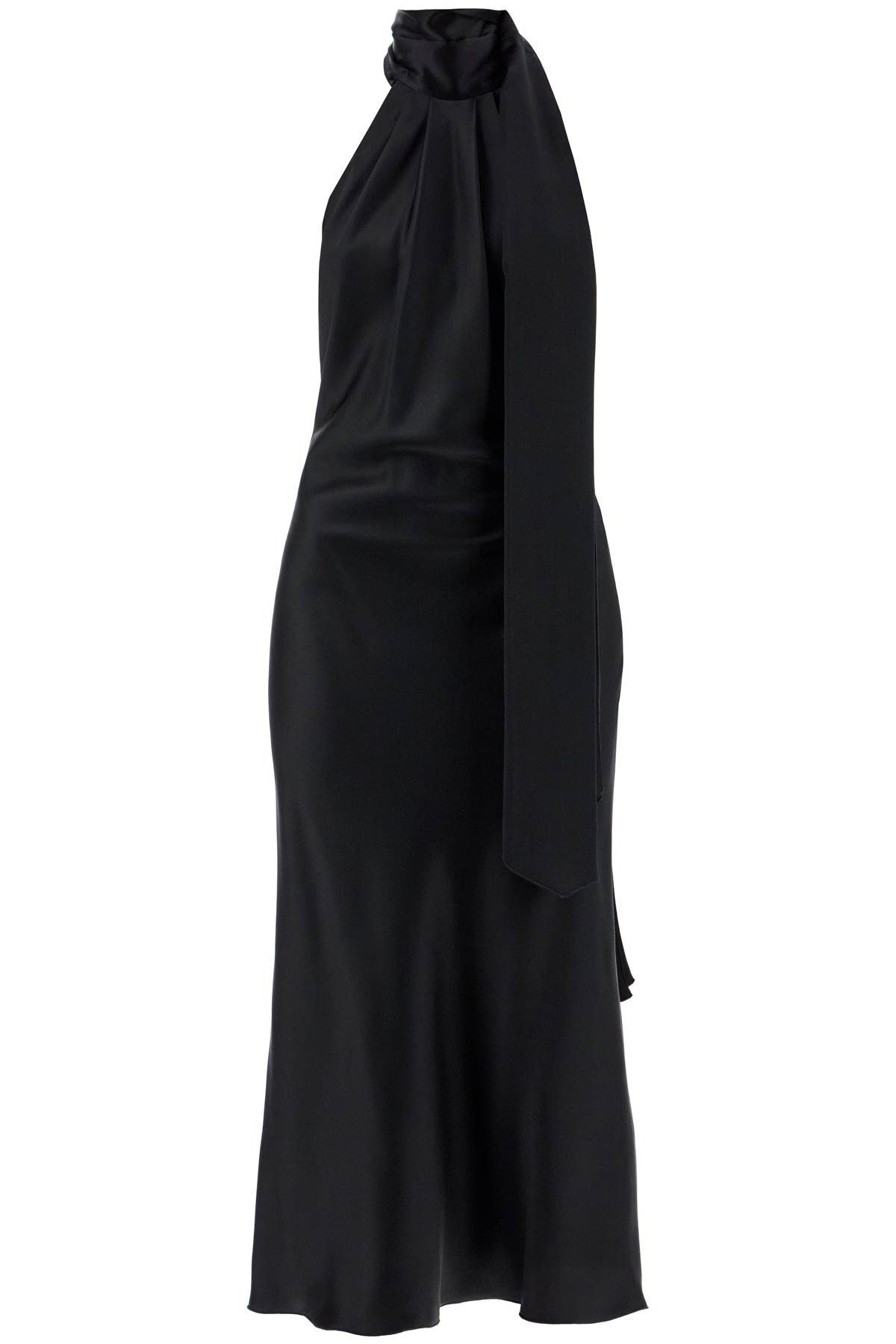 Max Mara MAX MARA 'moli' silk satin midi dress