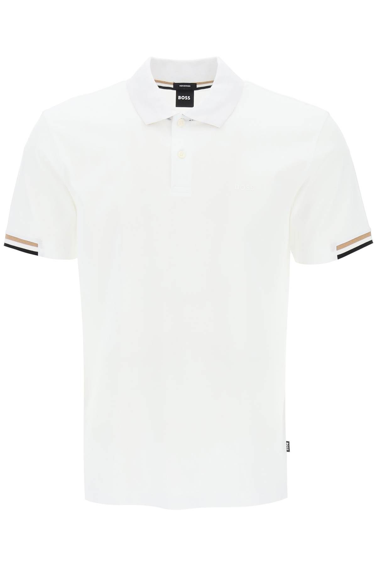 BOSS BOSS parlay polo shirt with stripe detail