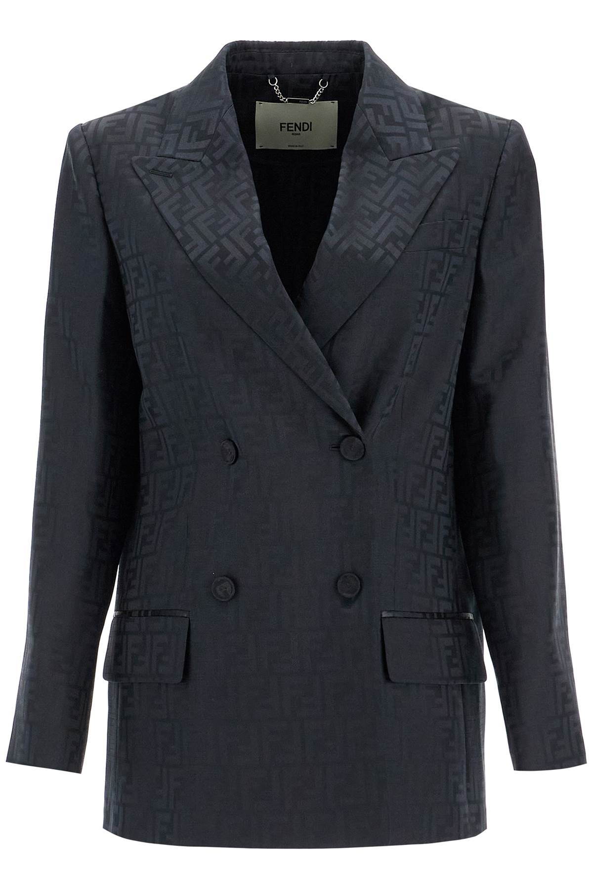 FENDI FENDI satin crepe ff blazer