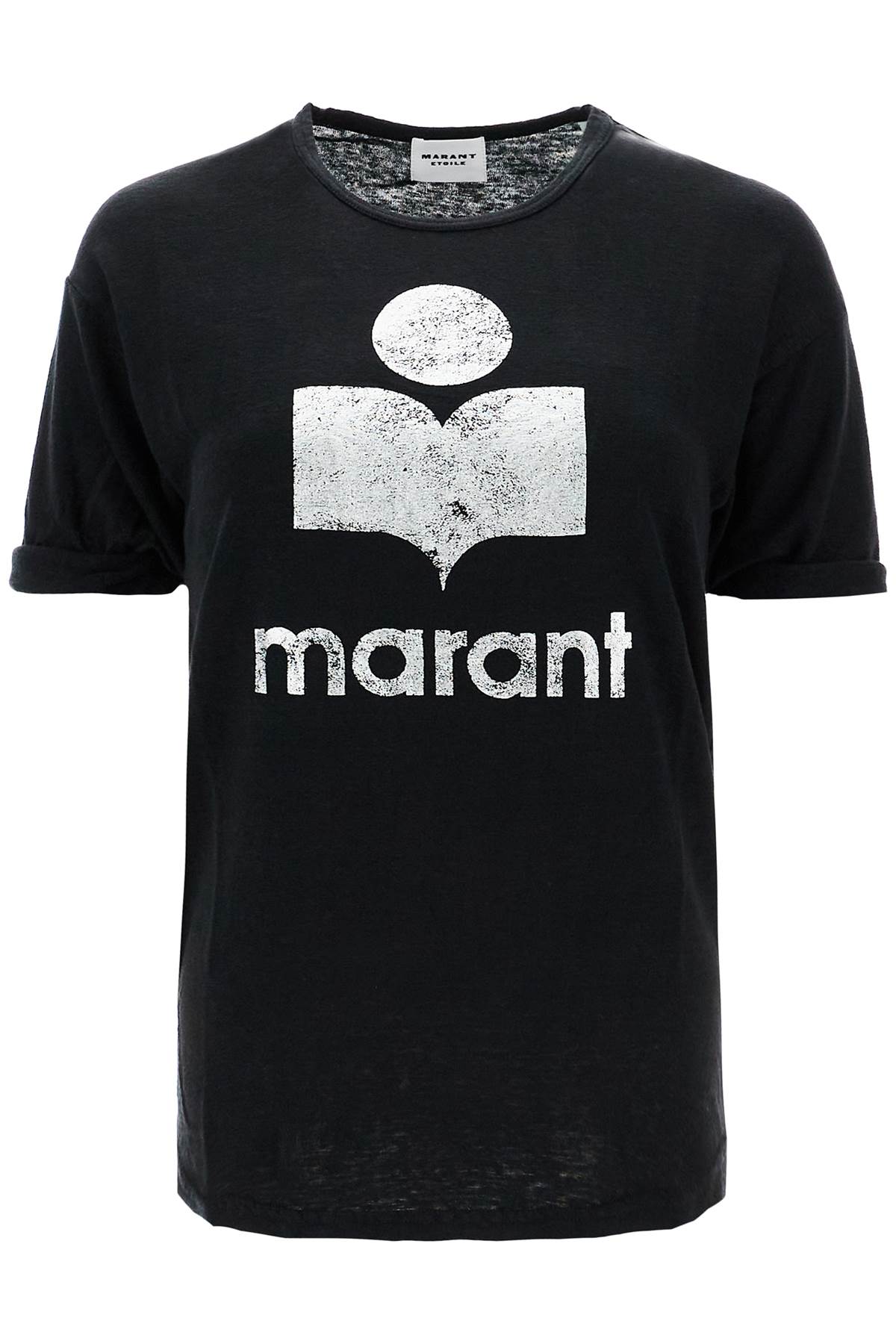 Isabel Marant Étoile ISABEL MARANT ETOILE koldi t-shirt with flocked logo