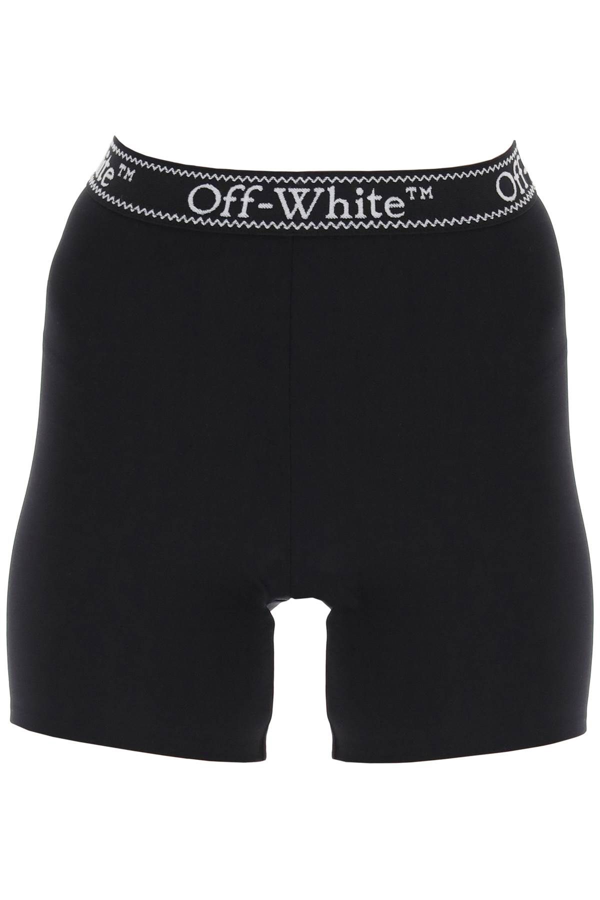 OFF-WHITE OFF-WHITE sporty shorts with branded stripe