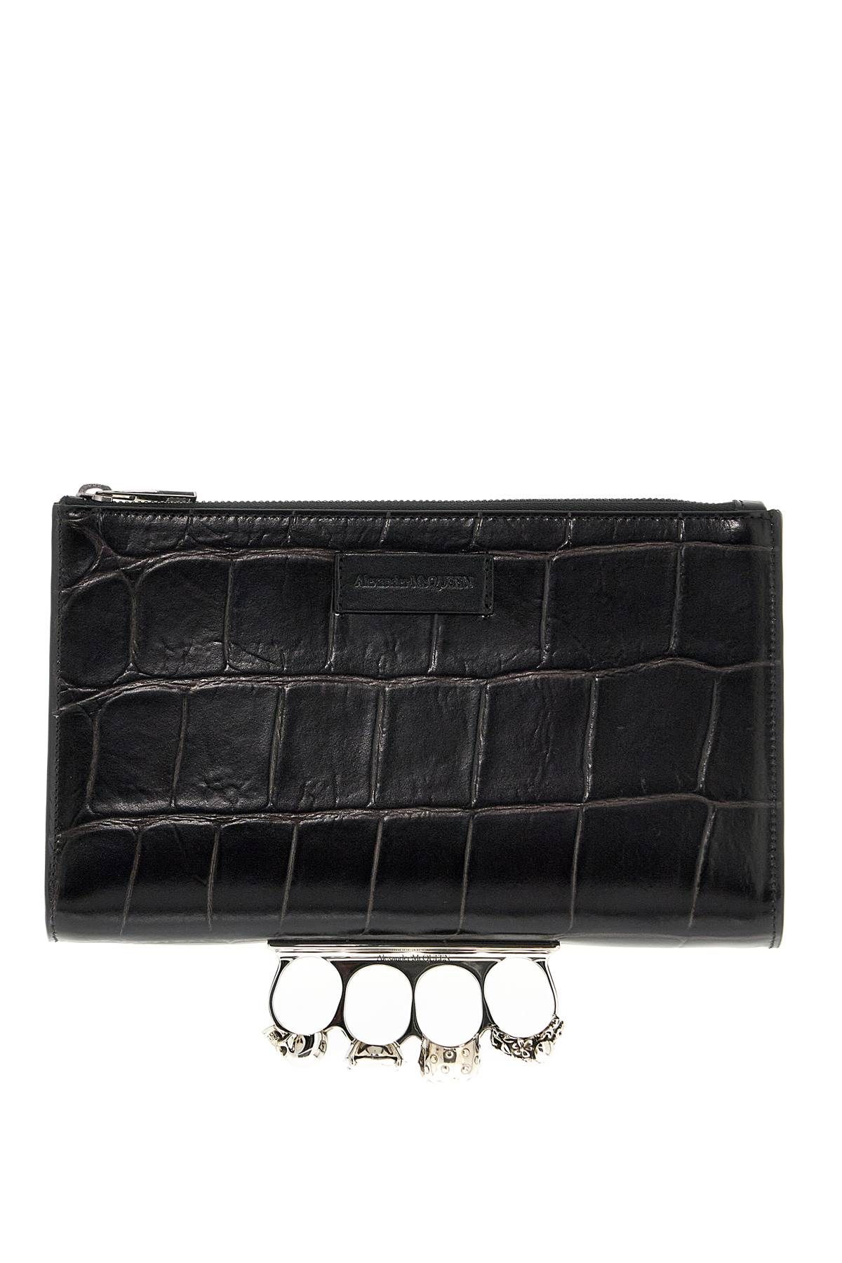 Alexander McQueen ALEXANDER MCQUEEN four rings pouch