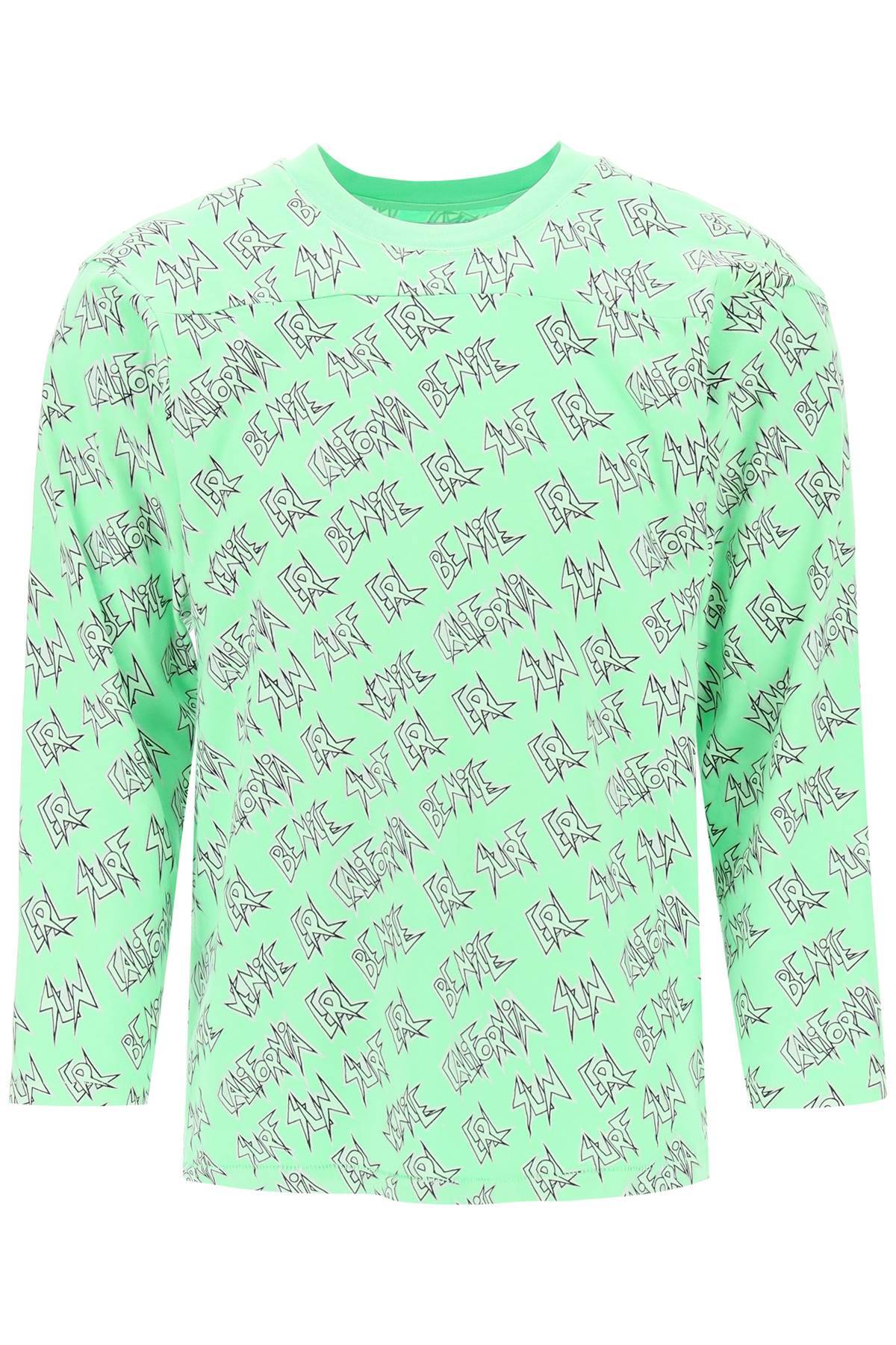 ERL ERL 'waffle' long sleeved t-shirt with all-over print