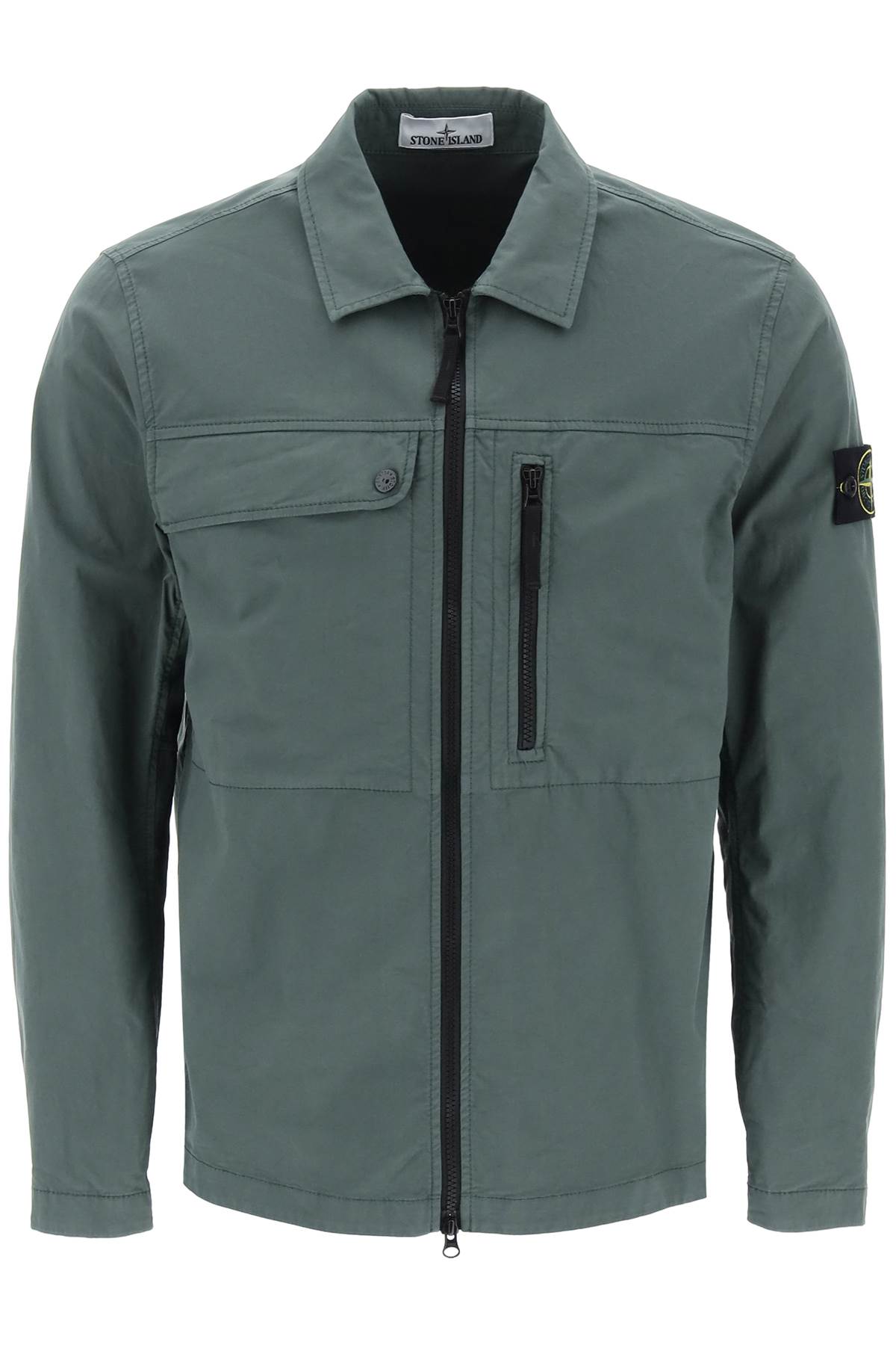 Stone Island STONE ISLAND supima cotton twill stretch-tc overshirt