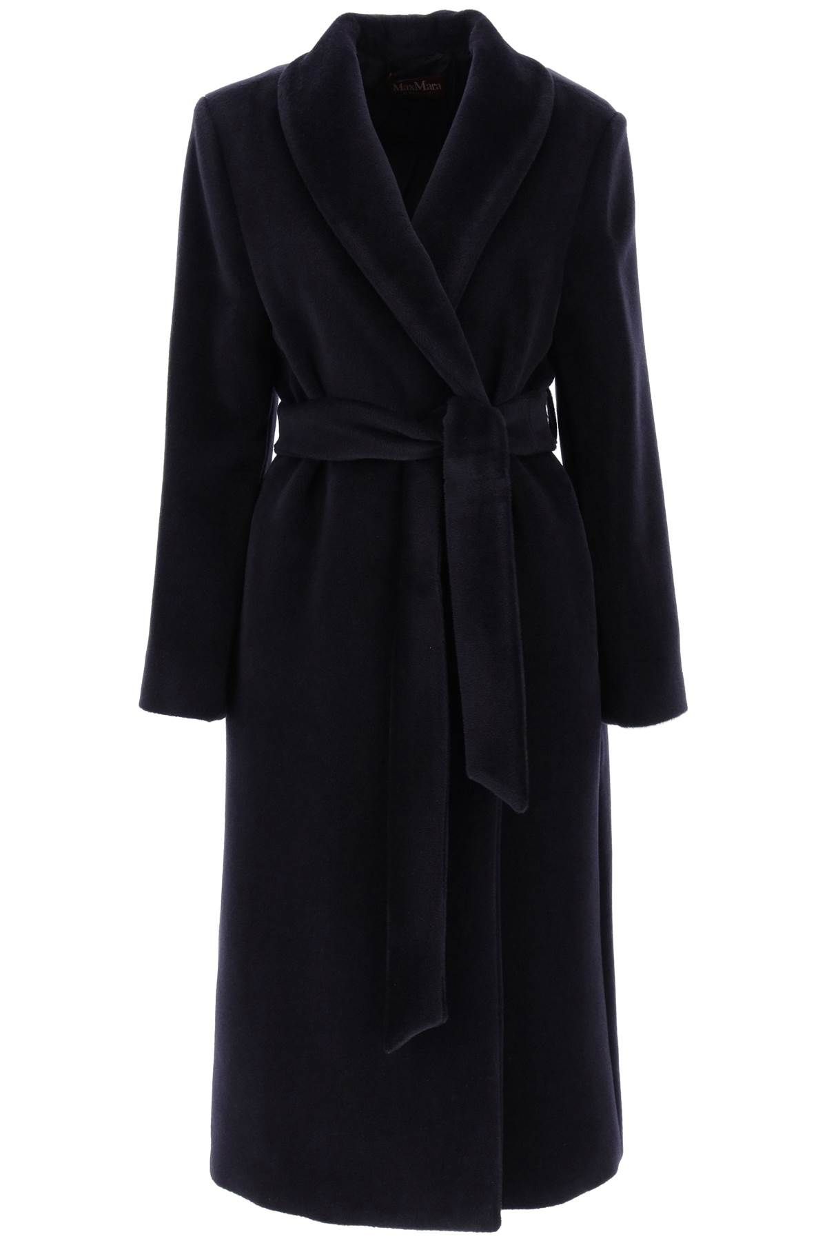 MAX MARA STUDIO MAX MARA STUDIO alpaca and wool robe coat