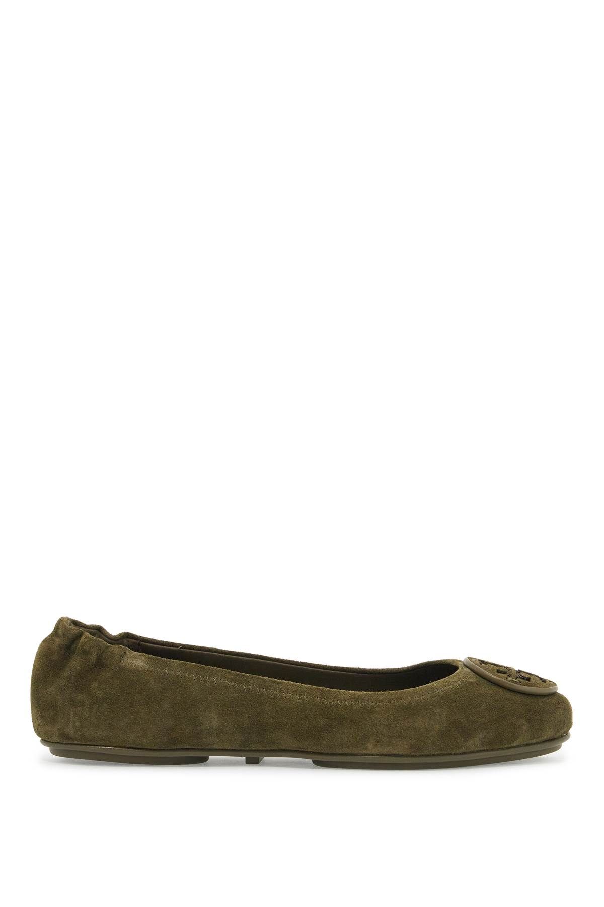 Tory Burch TORY BURCH suede minnie travel ballet flats