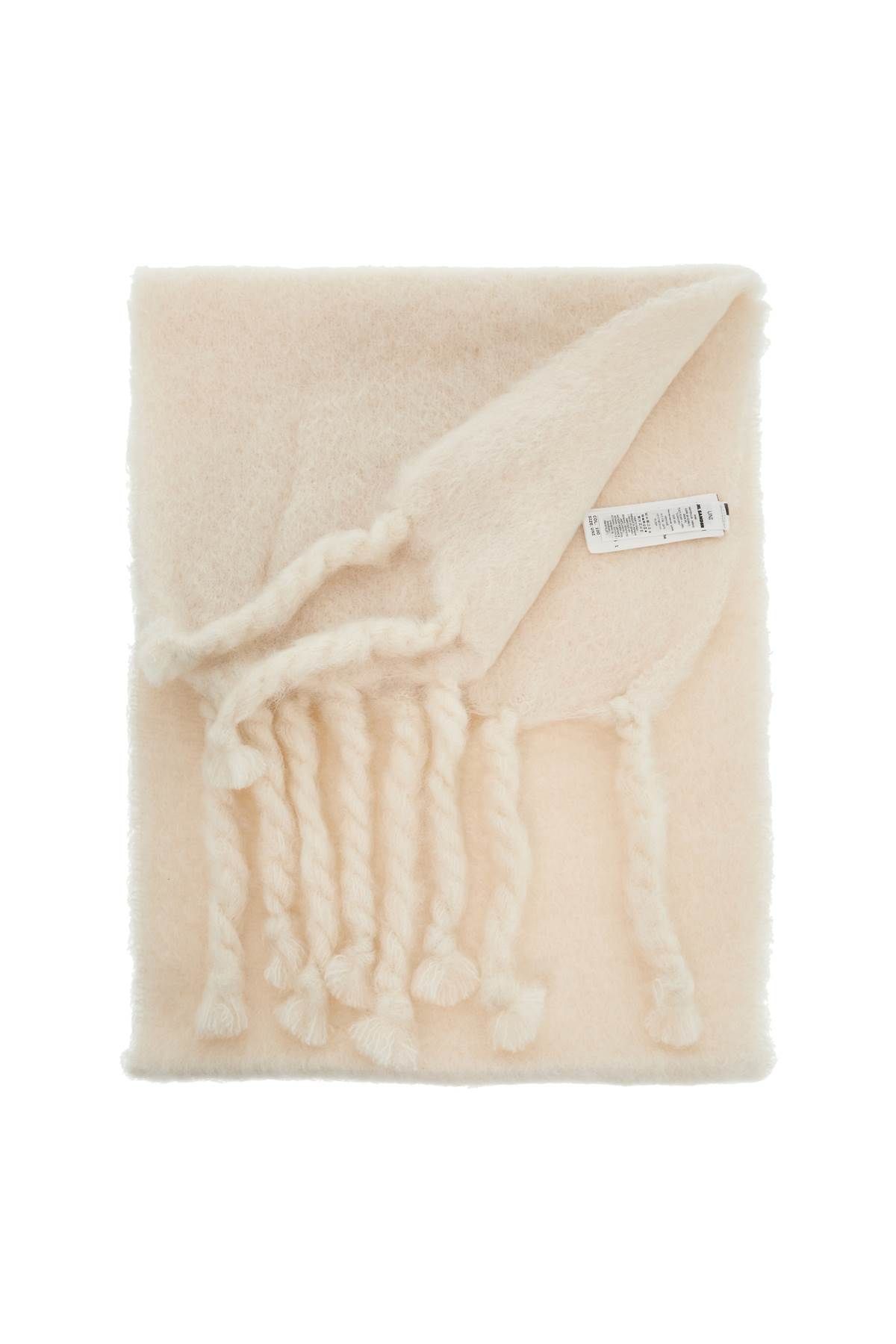 Jil Sander JIL SANDER long mohair scarf for