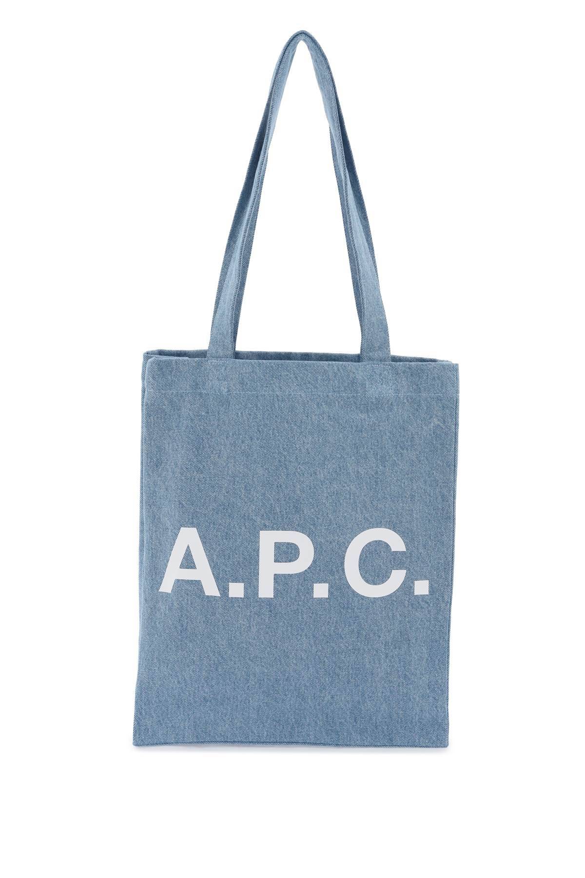 A.P.C. A. P.C. denim lou tote bag with