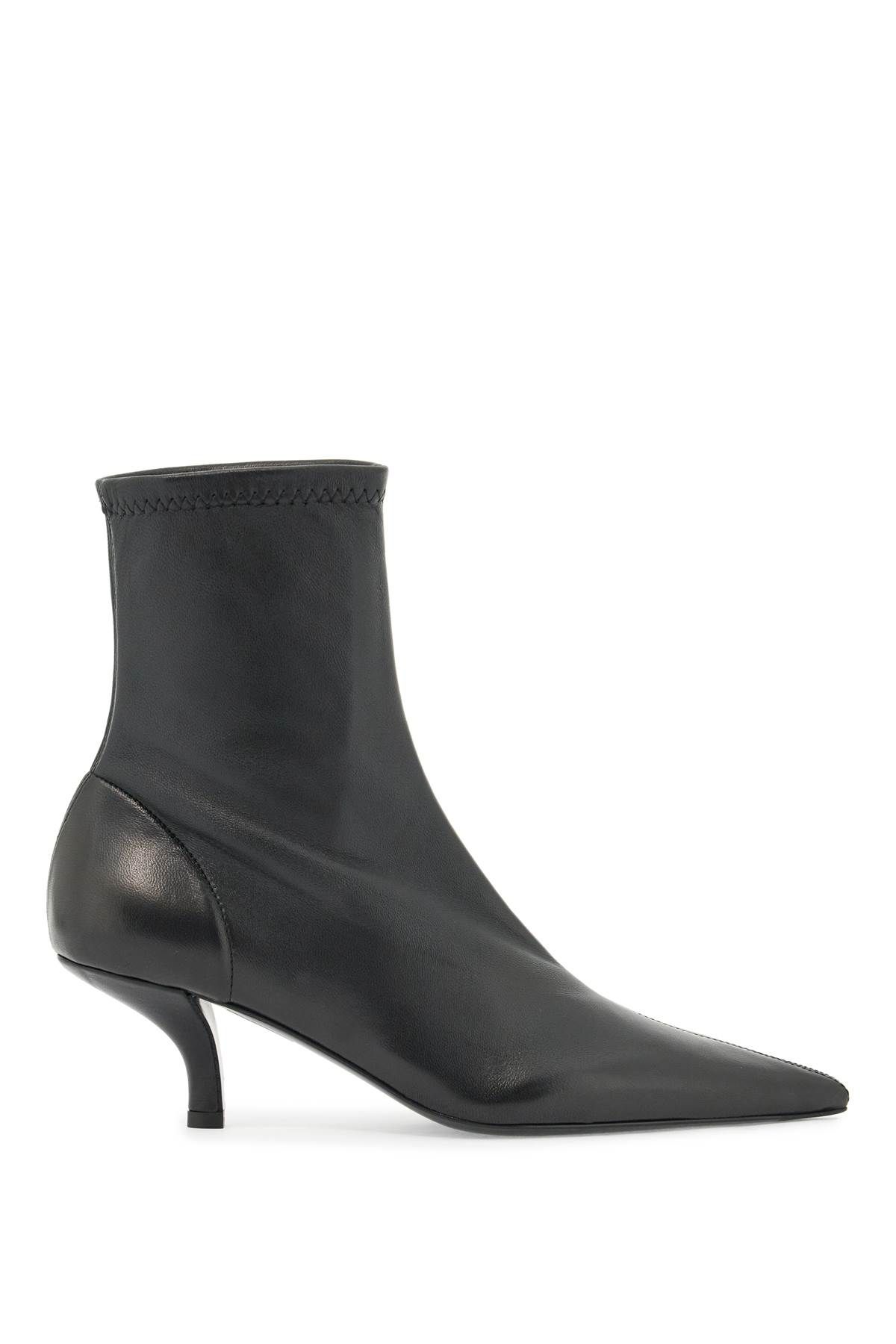 Toteme TOTEME leather sock ankle boots