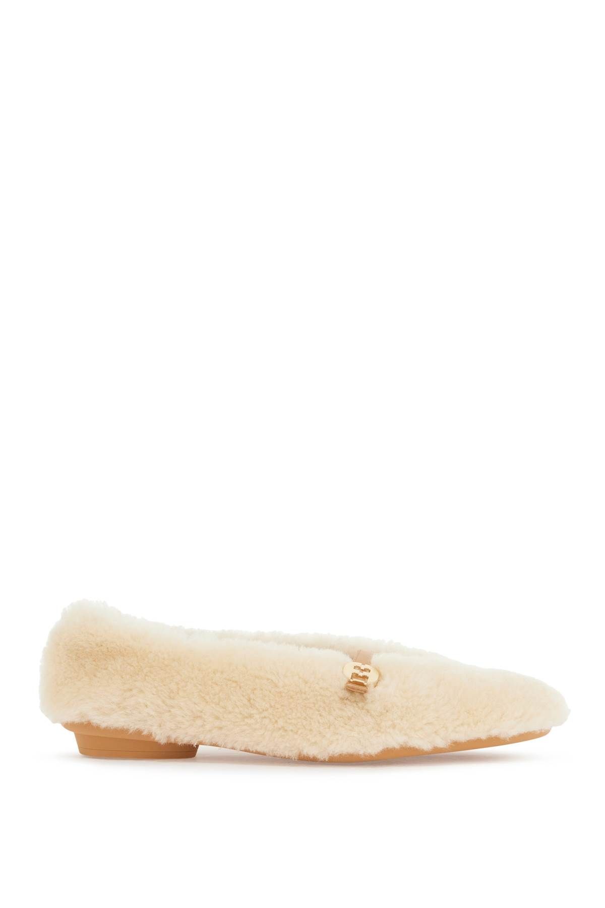 Ferragamo FERRAGAMO shearling ballet flats