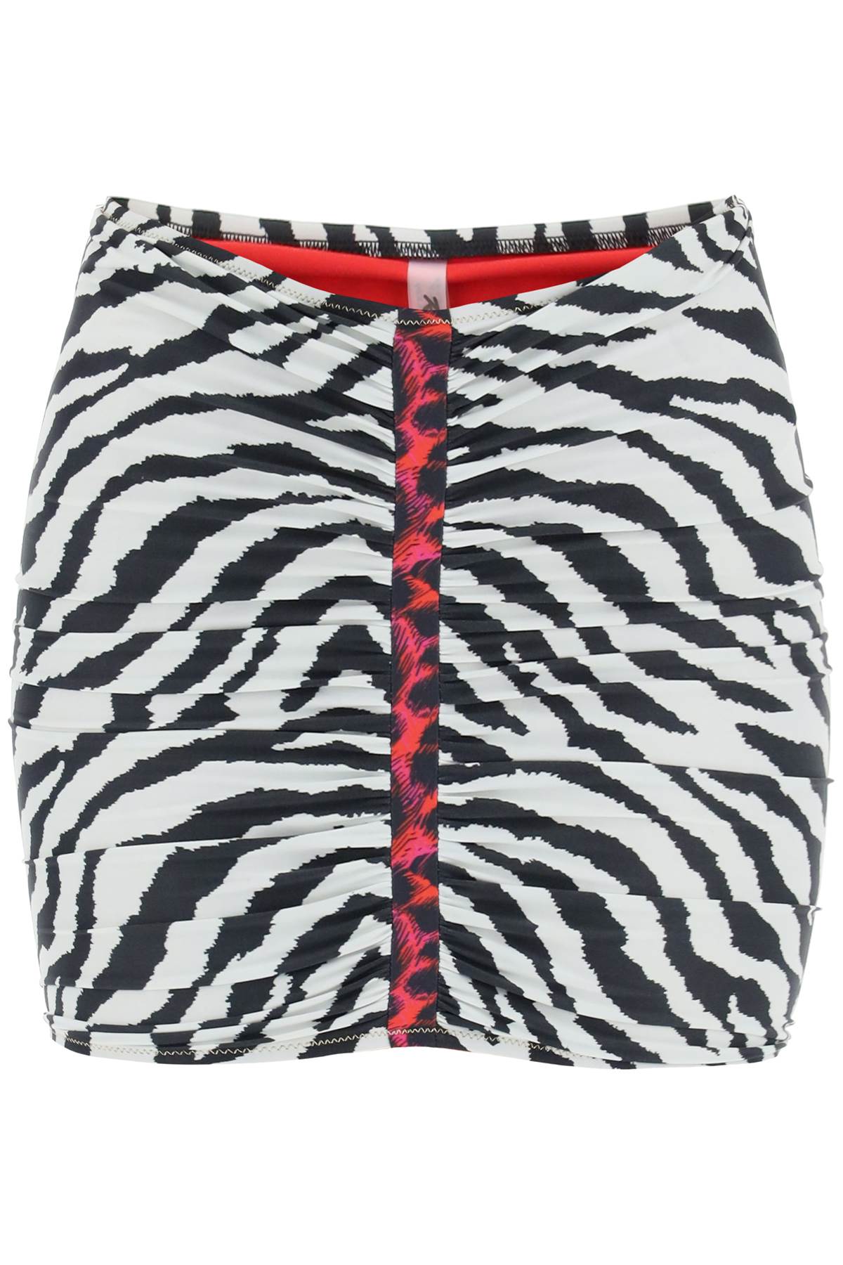 REINA OLGA REINA OLGA geraldina animalier mini skirt