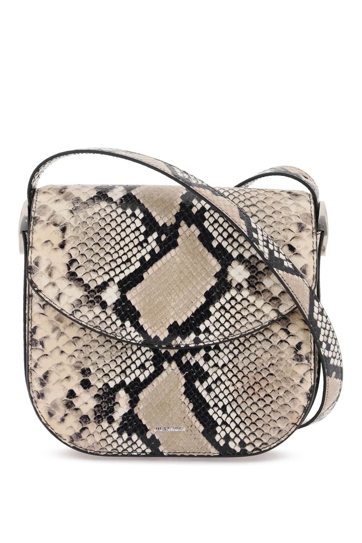 Jil Sander JIL SANDER python leather coin shoulder bag with textured finish