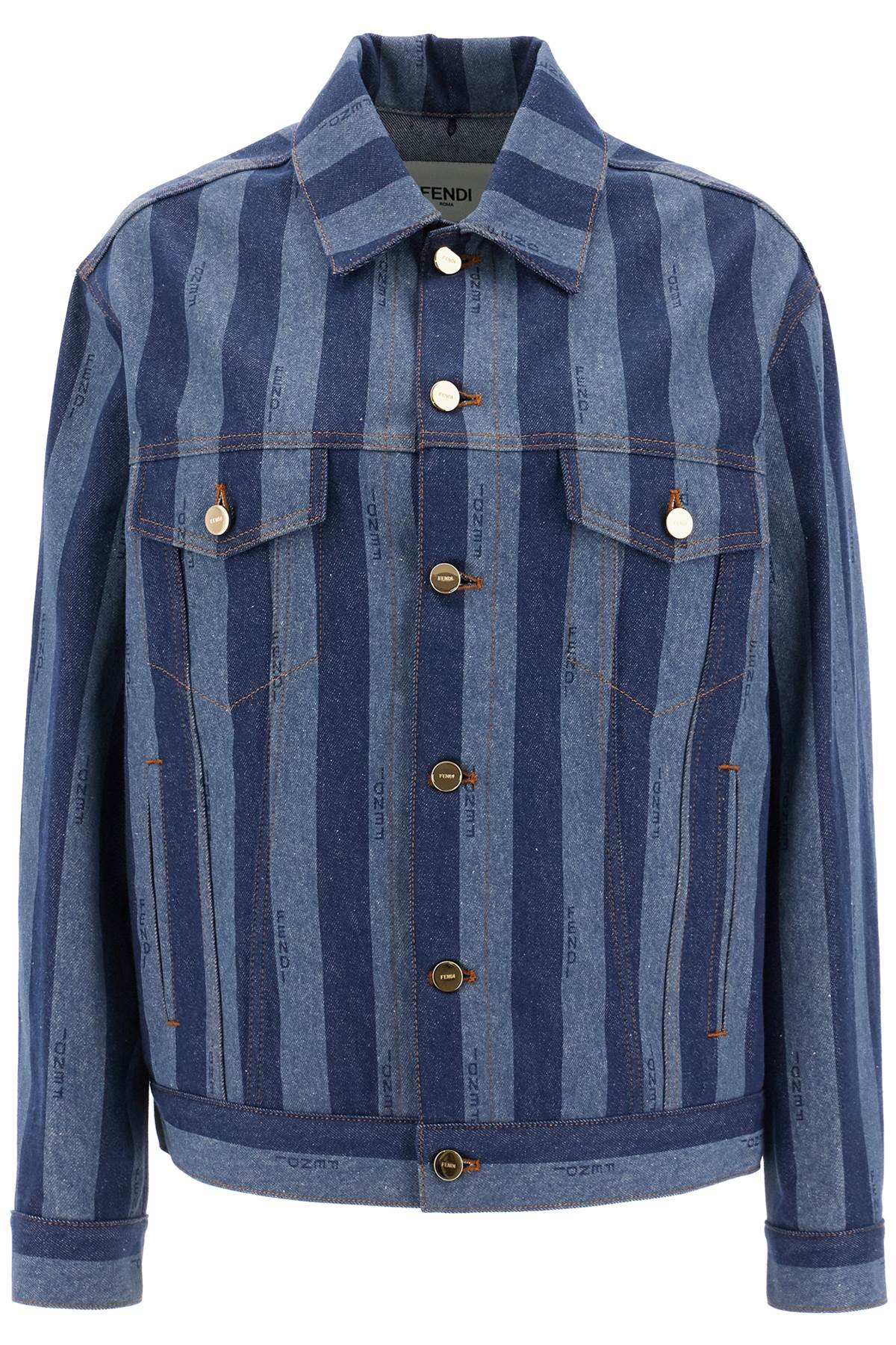 FENDI FENDI denim pequin jacket for