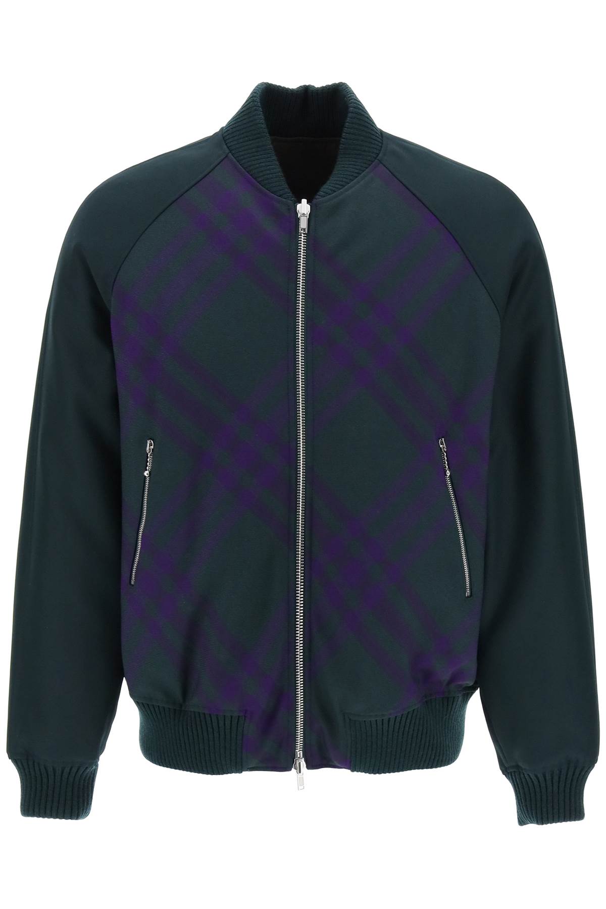 Burberry BURBERRY check reversible bomber jacket