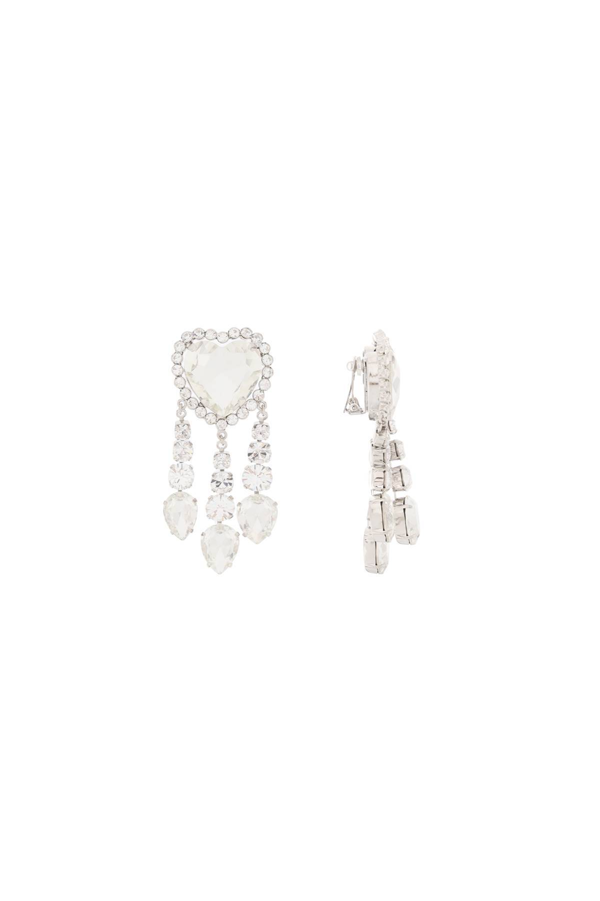 Alessandra Rich ALESSANDRA RICH heart earrings with pendants
