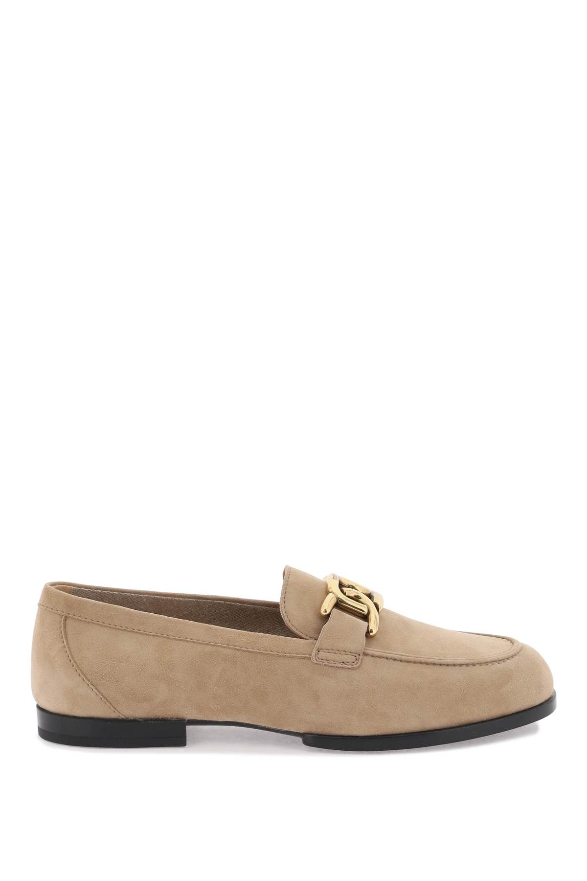 Tod's TOD'S suede leather kate loafers in