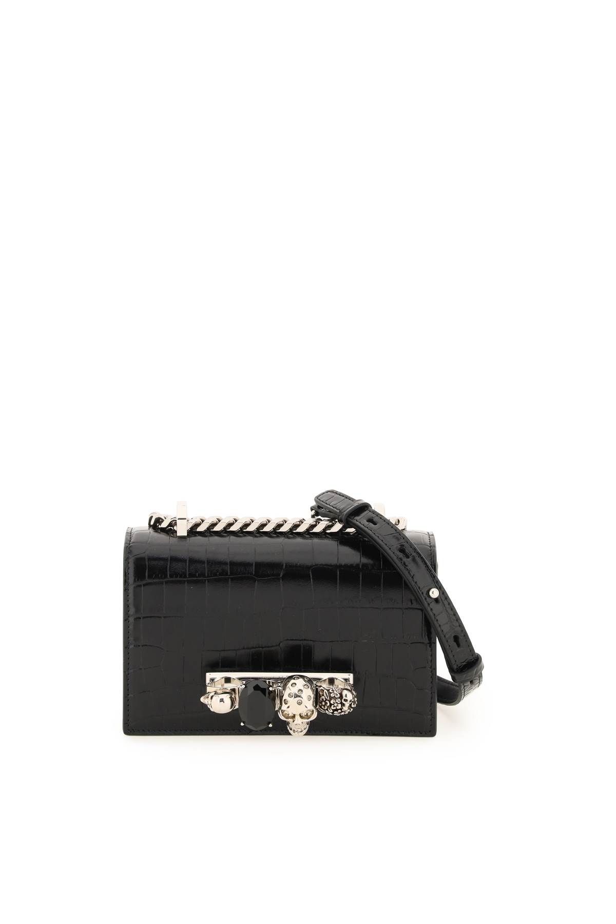 Alexander McQueen ALEXANDER MCQUEEN jewelled satchel mini bag