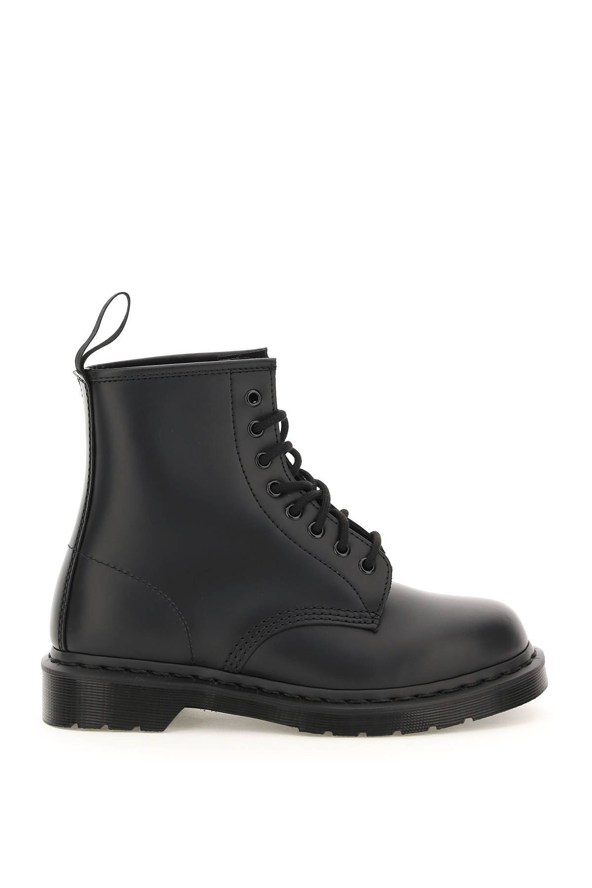 DR.MARTENS DR. MARTENS 1460 mono smooth lace-up combat boots