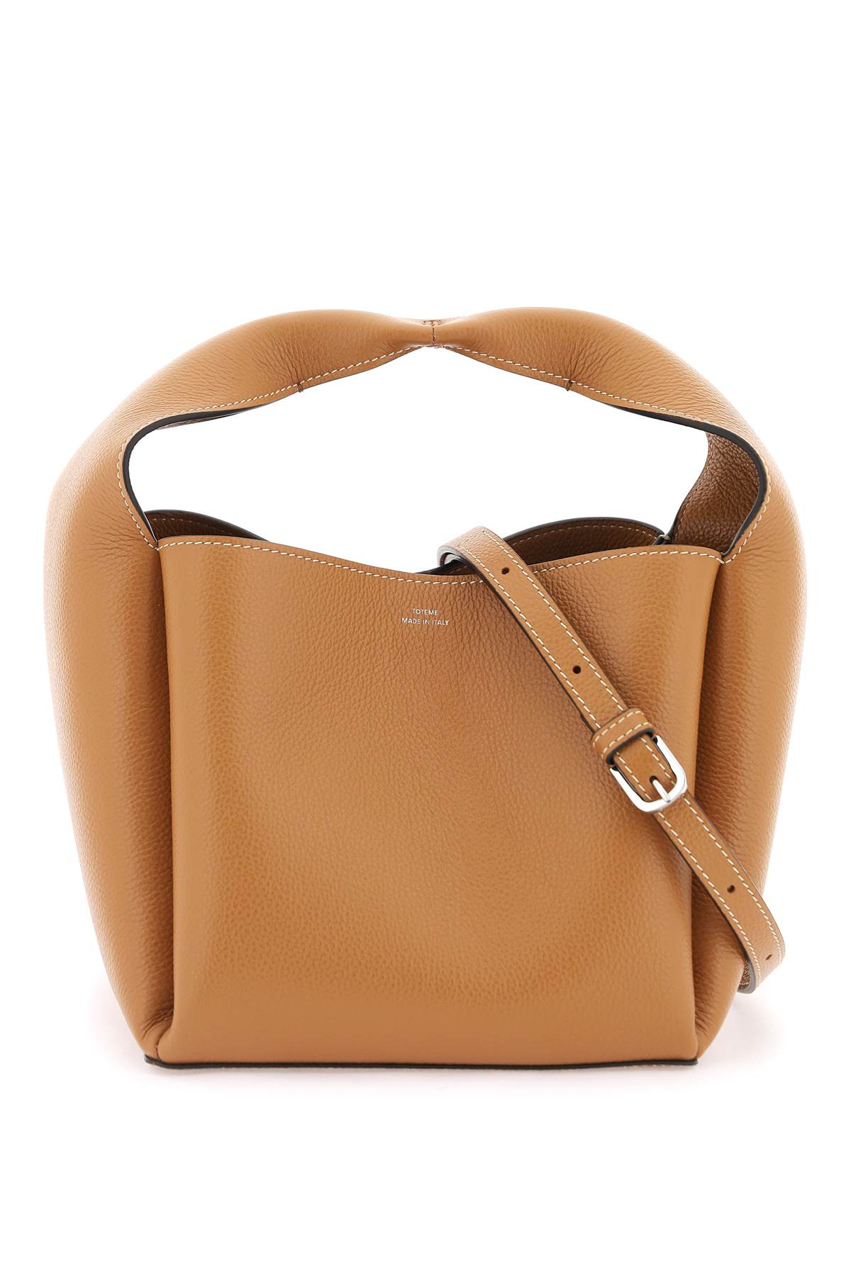 Toteme TOTEME hammered leather bucket bag