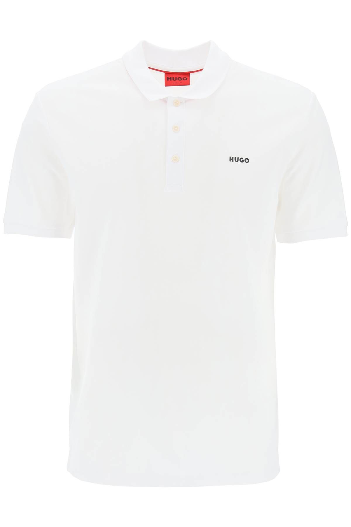 Hugo HUGO cotton piqué donos polo shirt