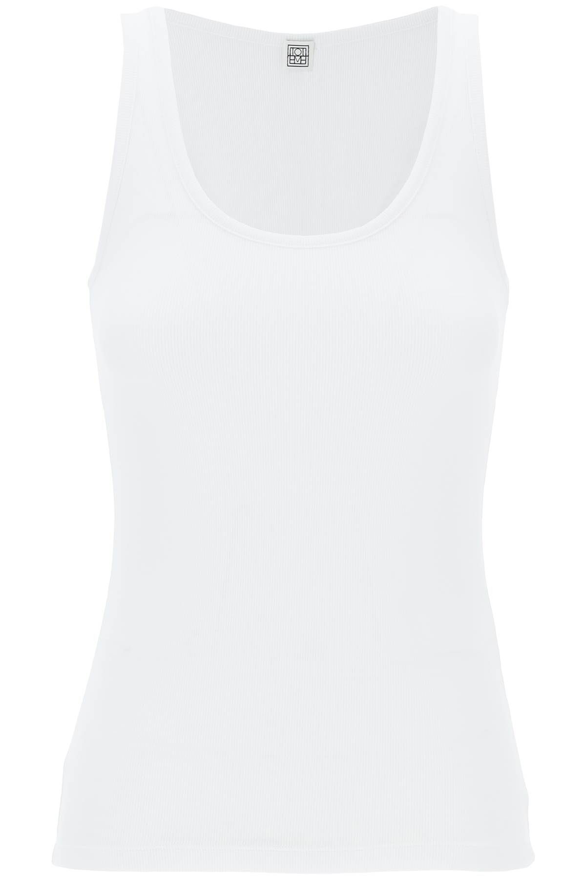 Toteme TOTEME "ribbed jersey tank top with