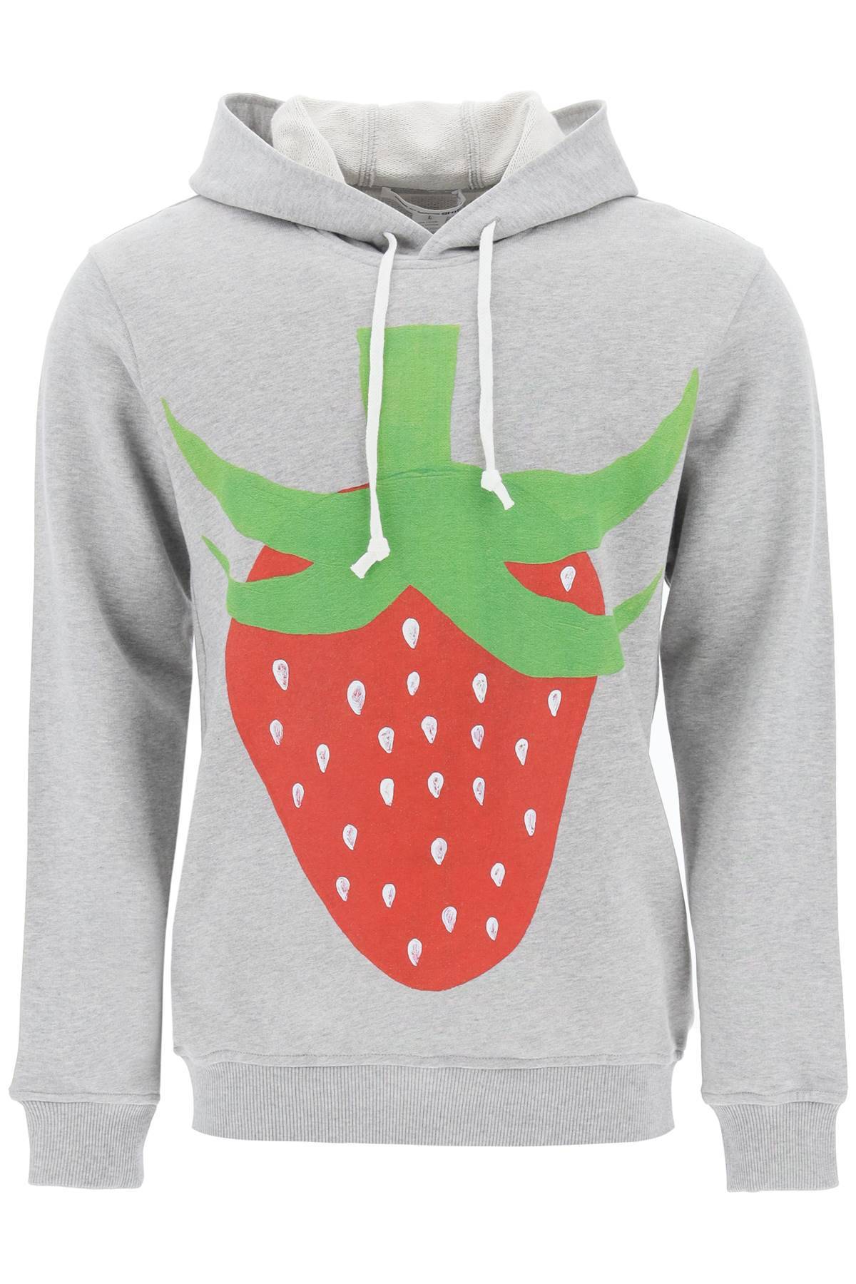 Comme Des Garçons Shirt COMME DES GARCONS SHIRT strawberry printed hoodie